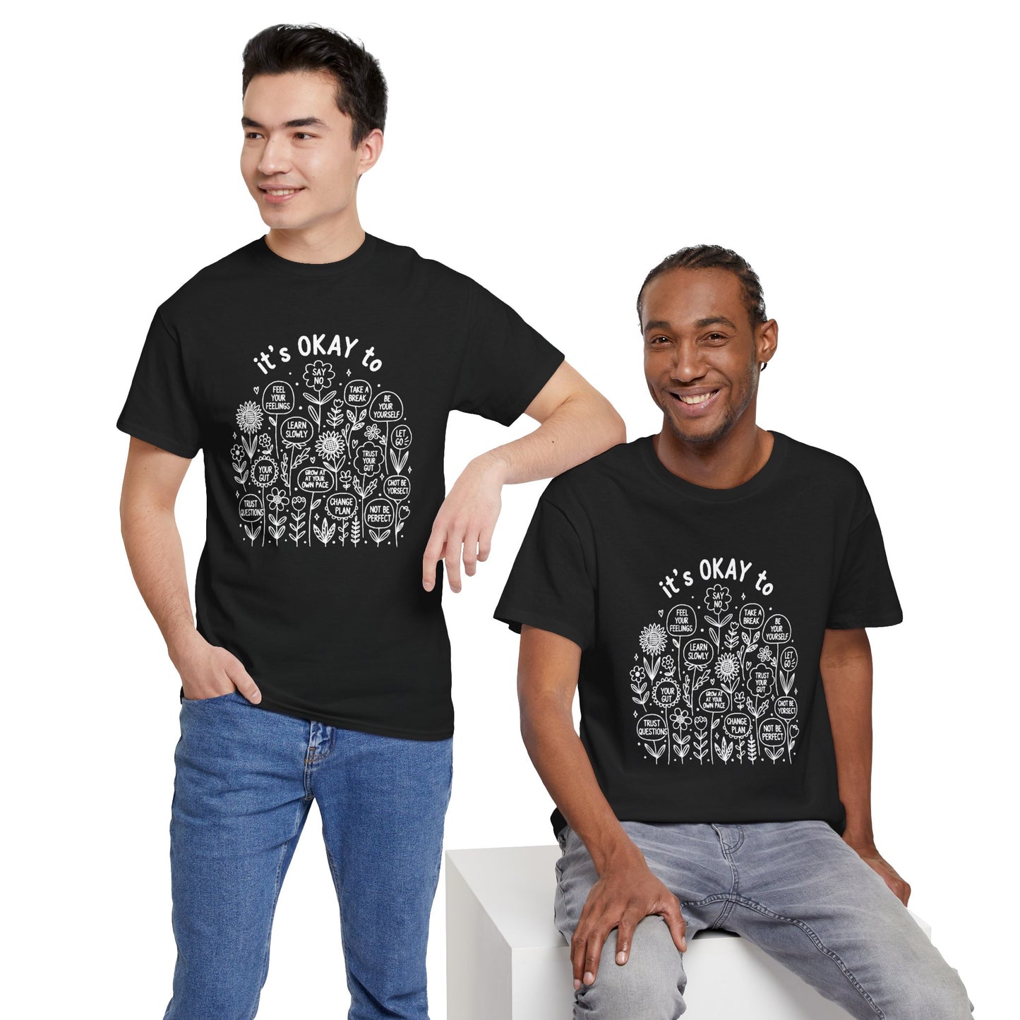 It's Okay To Tee — Mental Health Awareness Graphic T-Shirt