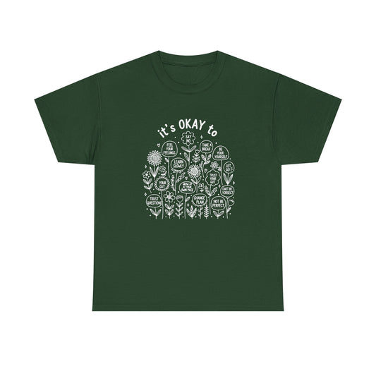 It's Okay To Tee — Mental Health Awareness Graphic T-Shirt