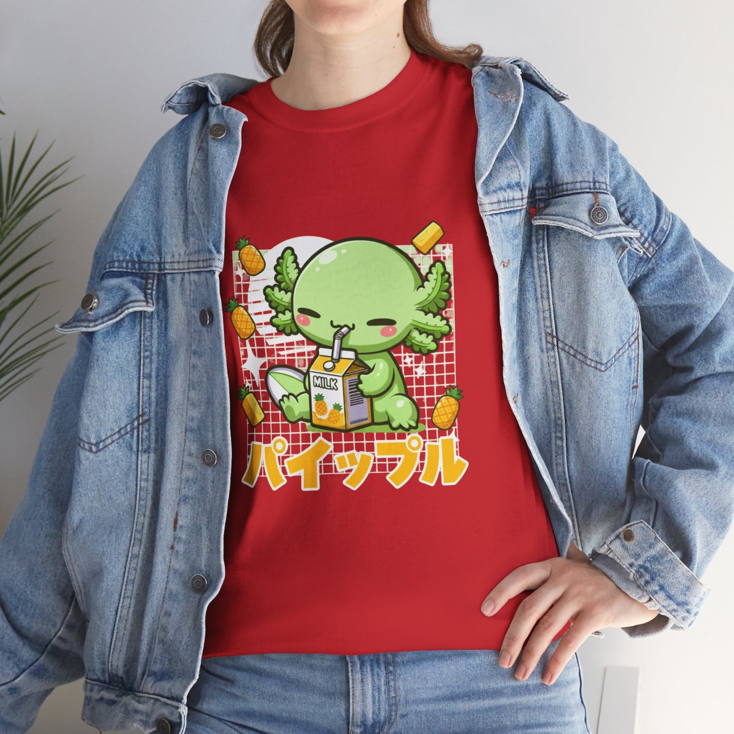 Axolotl Pineapple Milk Unisex Tee