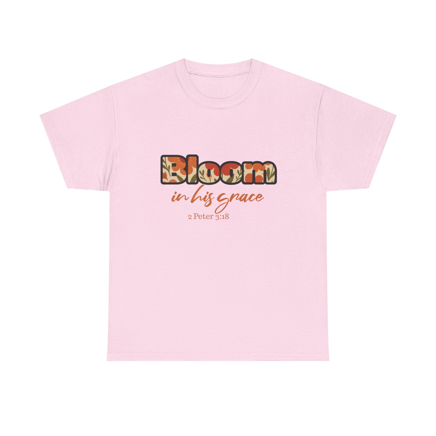 Bloom in His Grace Unisex Heavy Cotton Tee | Inspirational T-Shirt for Faith, Gift for Encouragement, Spiritual Apparel, Motivational [...]