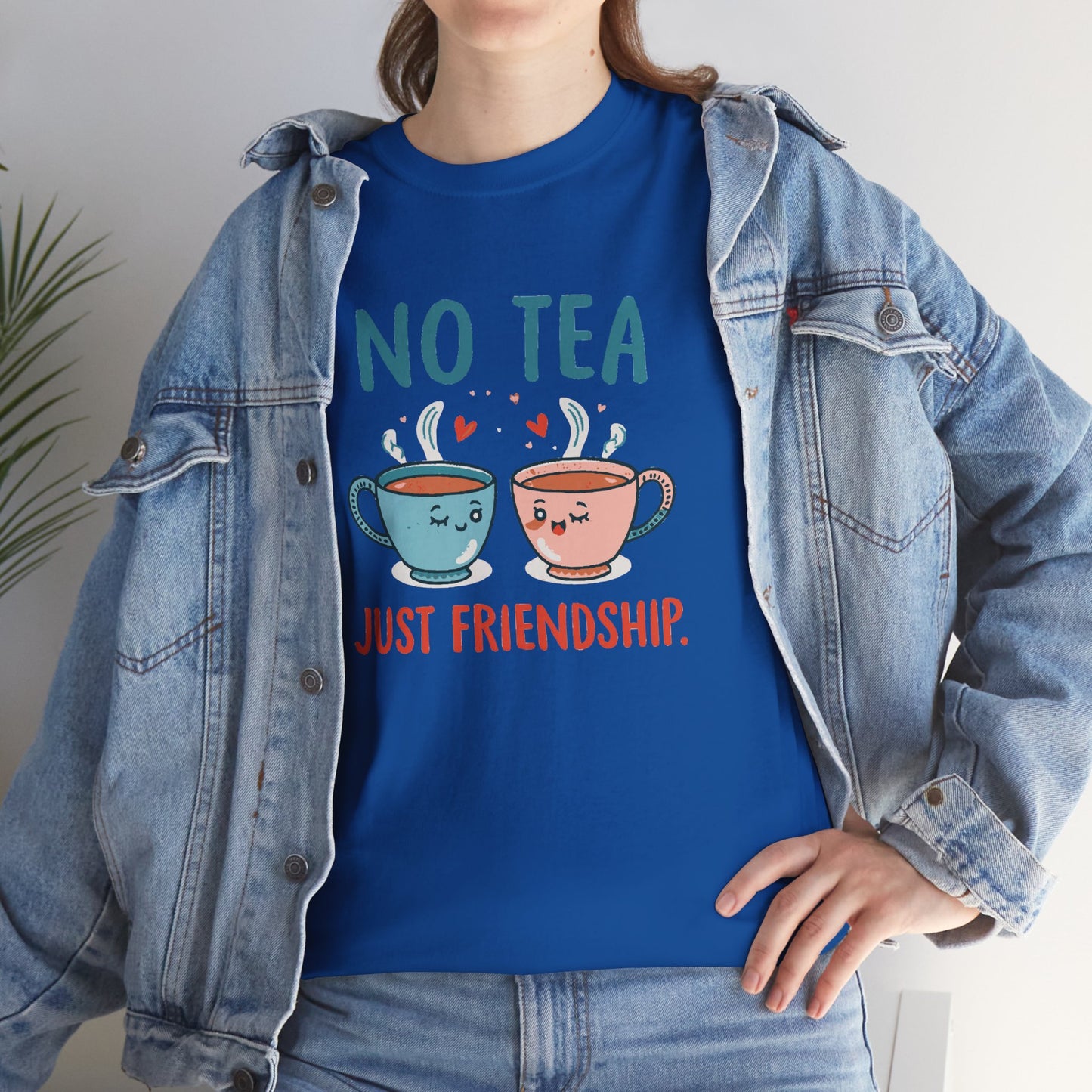 No Tea Just Friendship T-Shirt – Cute Kawaii Tea Mug Friendship Tee
