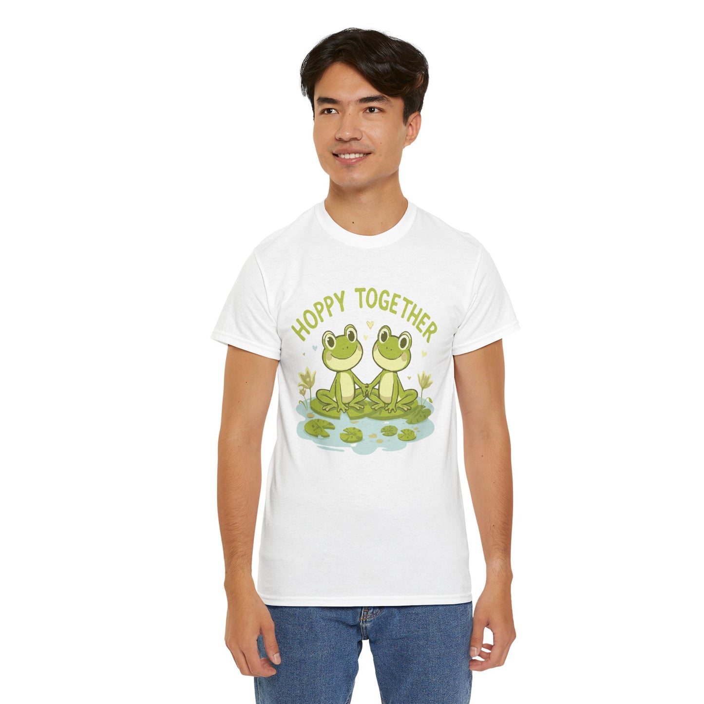Frog 'Hoppy Together' Tee — Cute Couple/Best Friends Frog Shirt