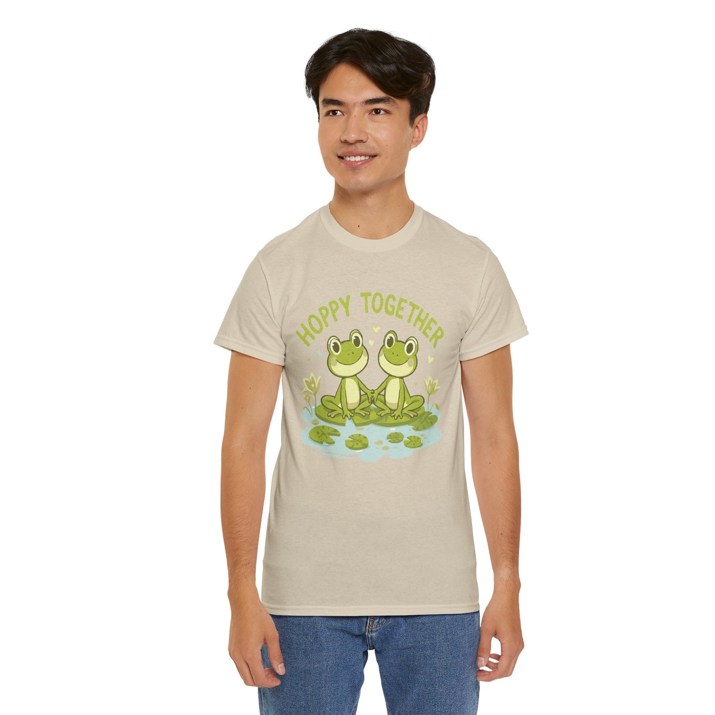 Frog 'Hoppy Together' Tee — Cute Couple/Best Friends Frog Shirt