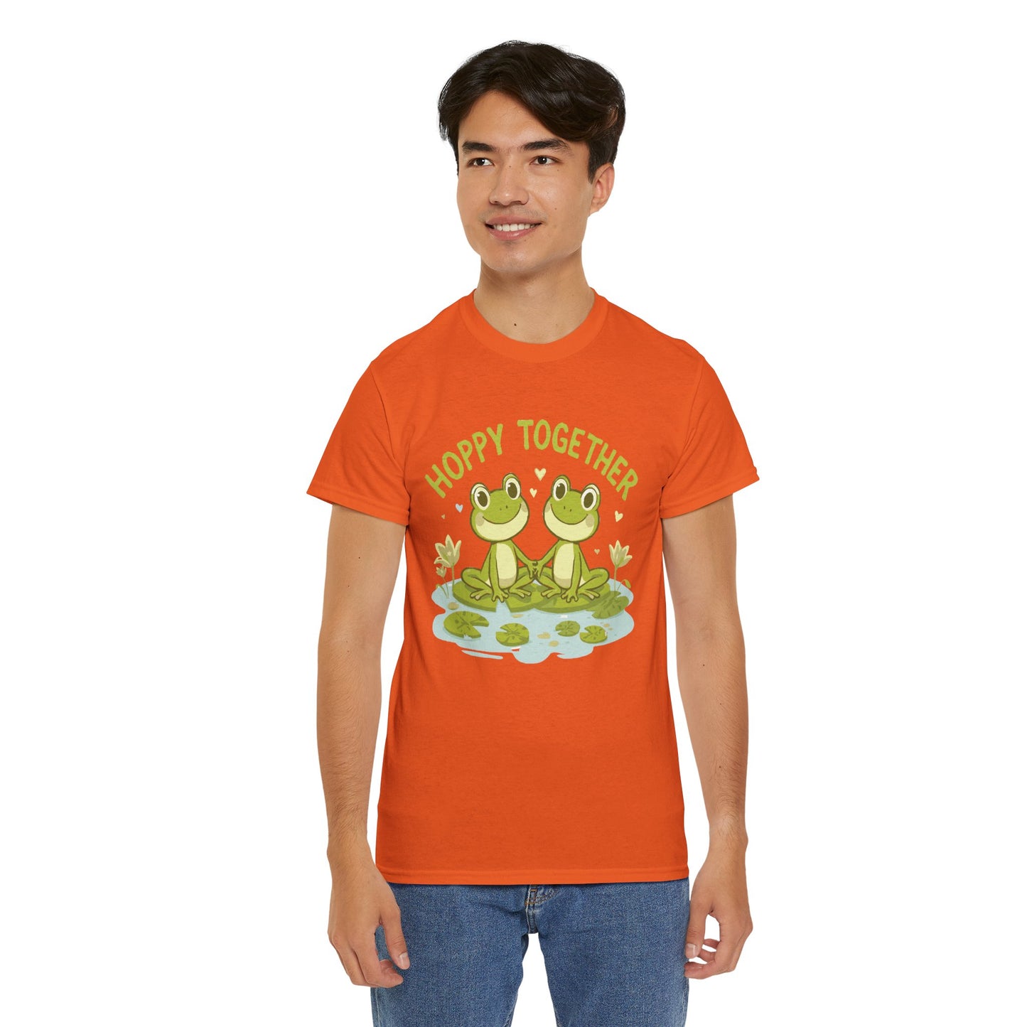 Frog 'Hoppy Together' Tee — Cute Couple/Best Friends Frog Shirt
