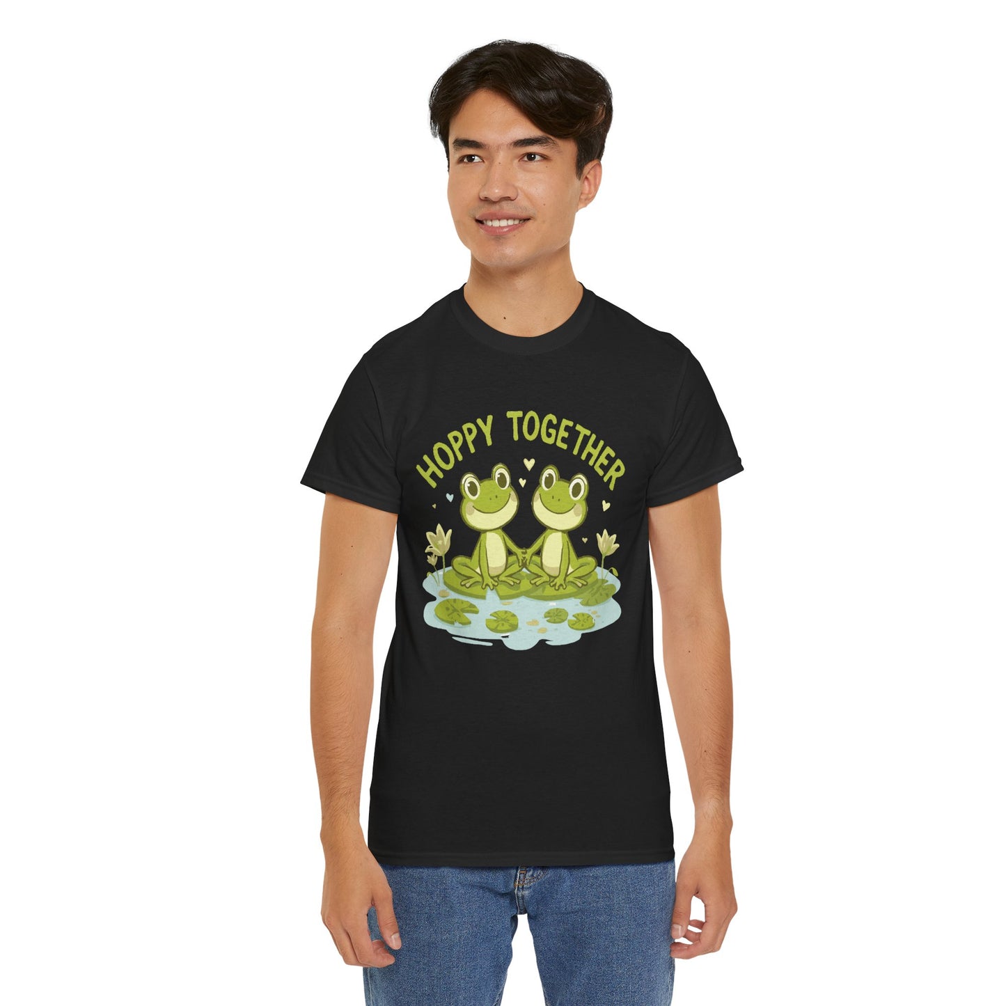 Frog 'Hoppy Together' Tee — Cute Couple/Best Friends Frog Shirt