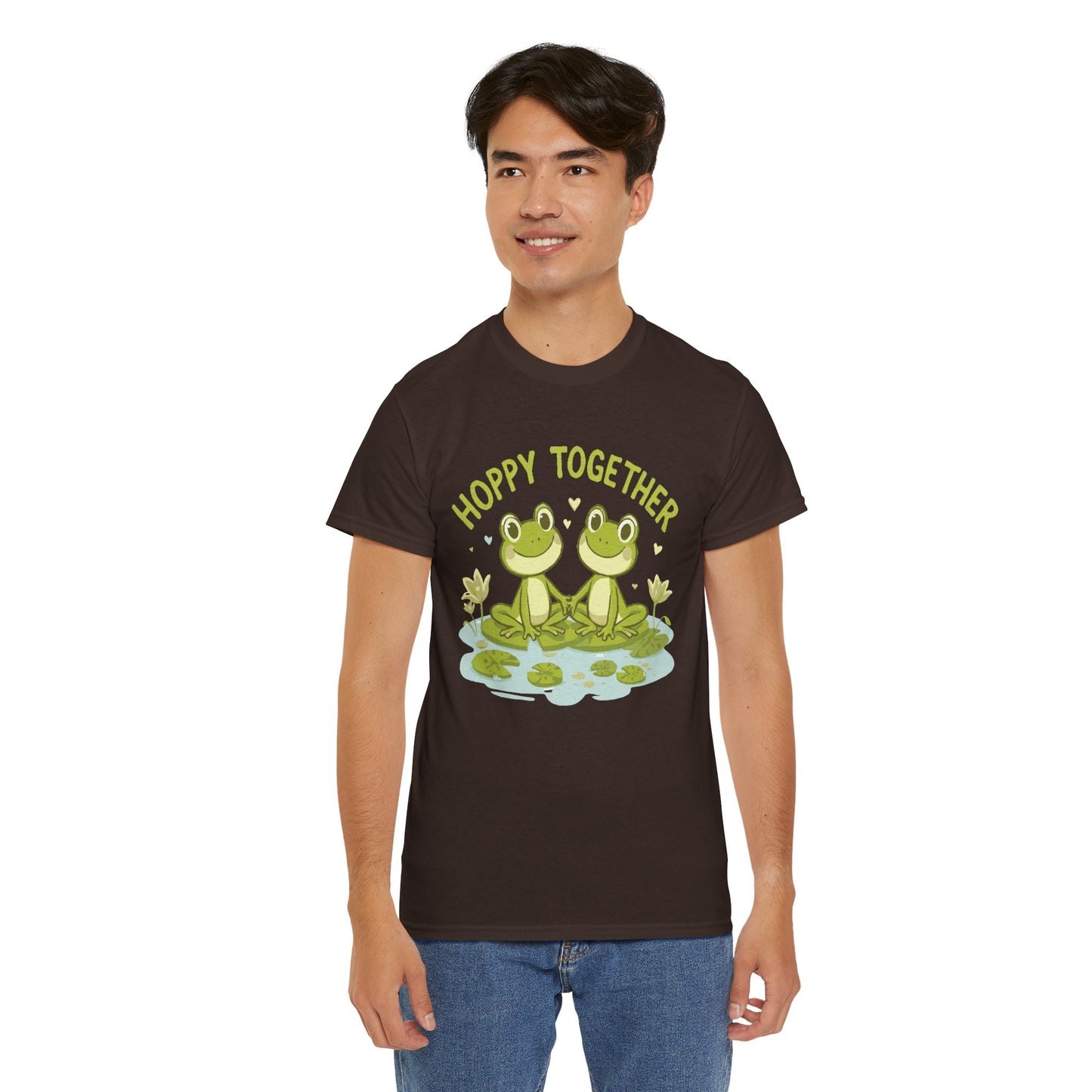Frog 'Hoppy Together' Tee — Cute Couple/Best Friends Frog Shirt