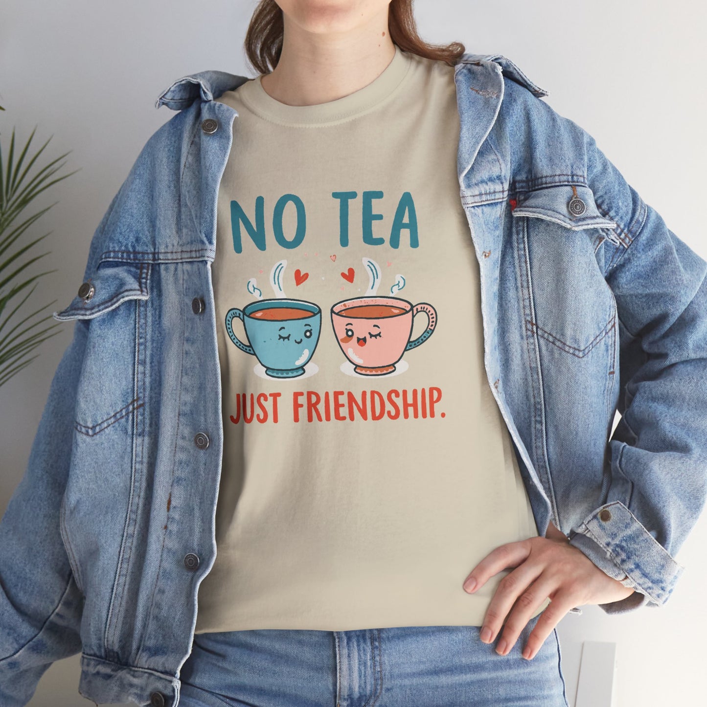 No Tea Just Friendship T-Shirt – Cute Kawaii Tea Mug Friendship Tee