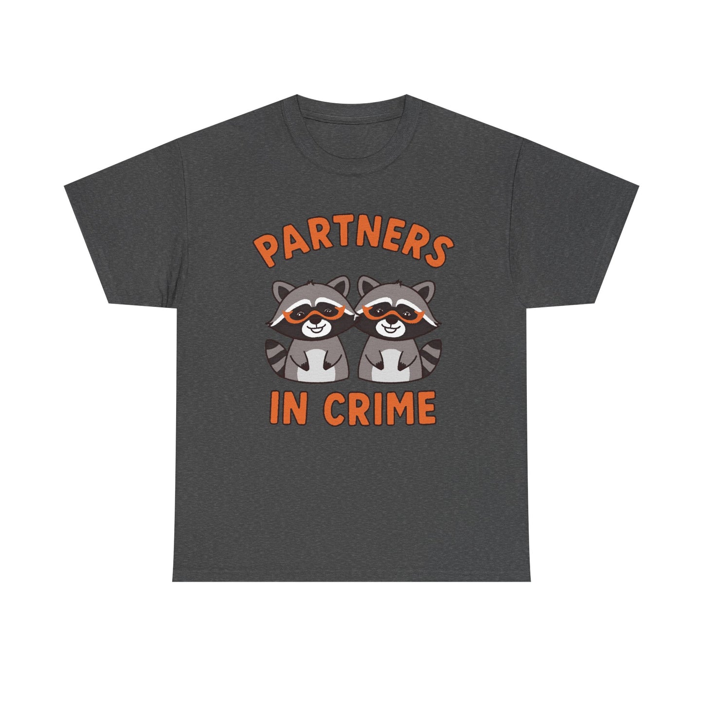 Partners in Crime Raccoon T-Shirt — Cute Matching Best Friends Tee