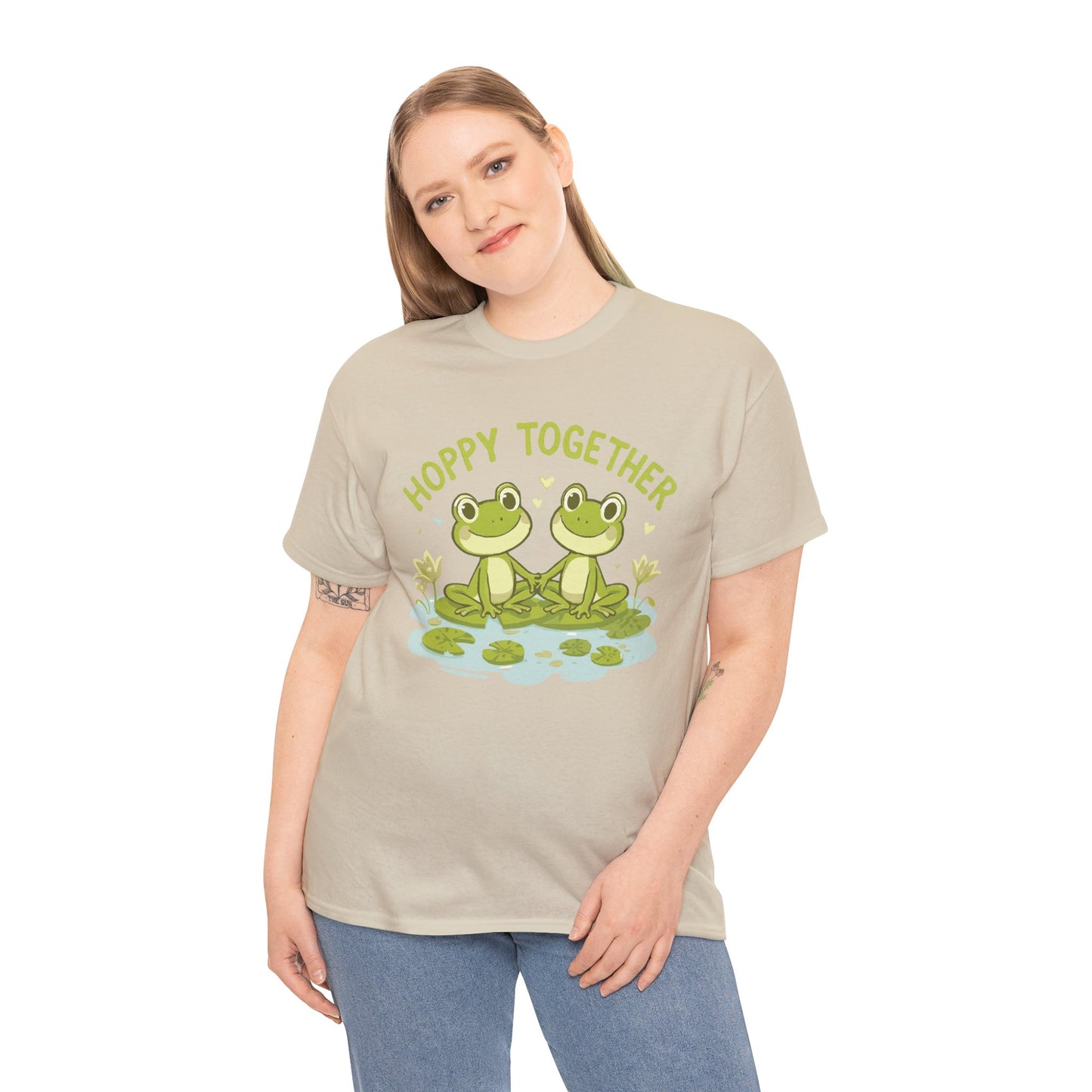 Frog 'Hoppy Together' Tee — Cute Couple/Best Friends Frog Shirt