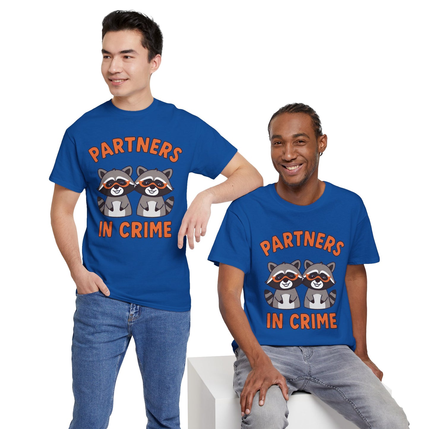 Partners in Crime Raccoon T-Shirt — Cute Matching Best Friends Tee
