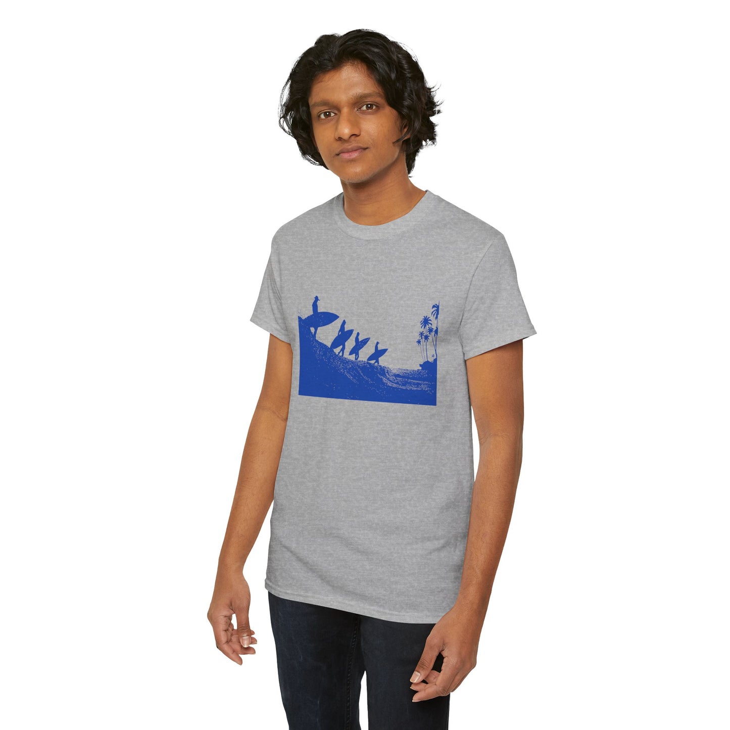 Boho Floral Unisex Tee - Beach Surfing Theme