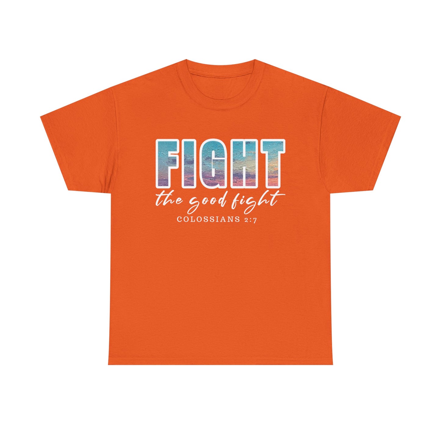 Unisex Inspirational Tee - 'Fight the Good Fight' Colossians 1:7 Motivational Shirt, Faith-Based Apparel, Stylish Gift for [...]