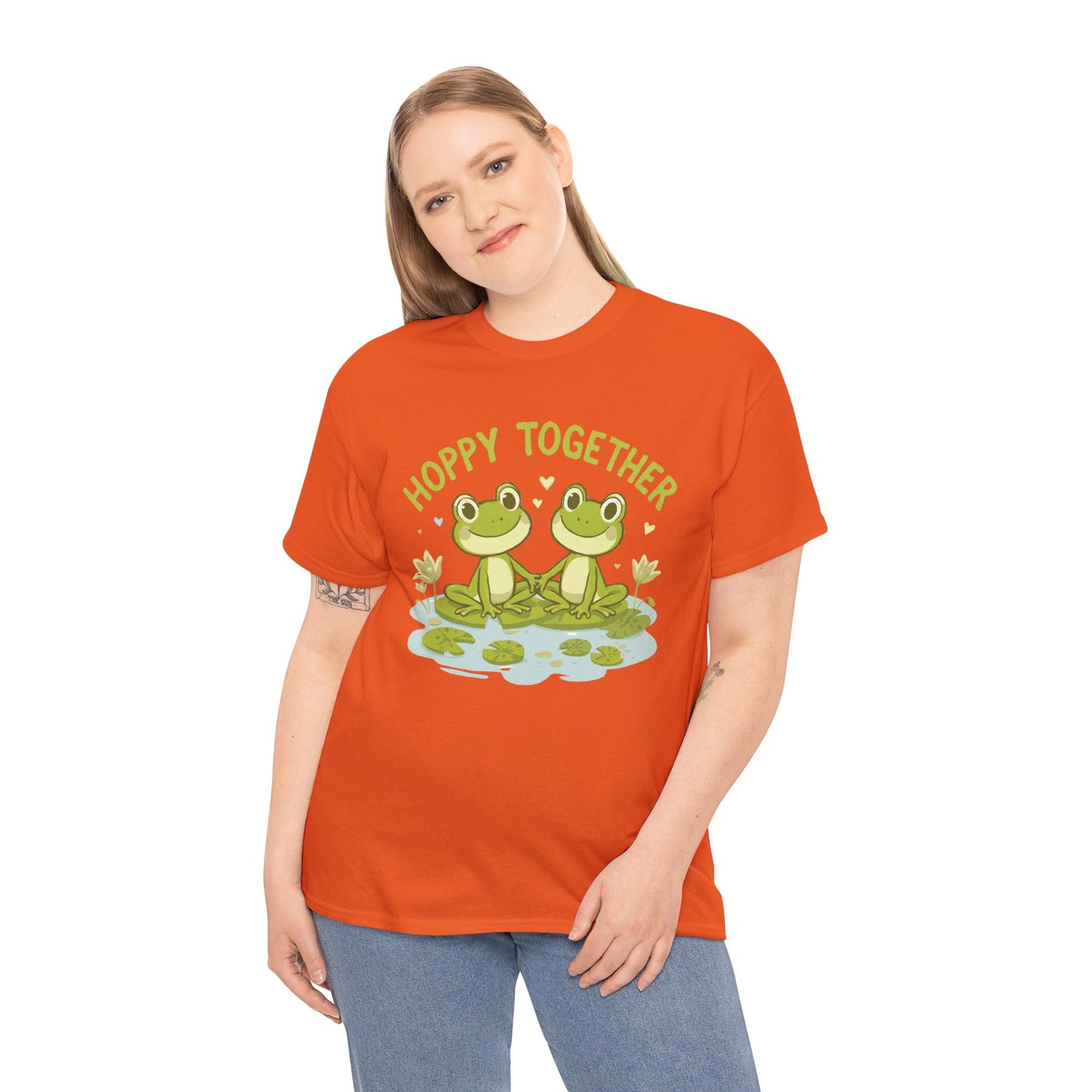 Frog 'Hoppy Together' Tee — Cute Couple/Best Friends Frog Shirt
