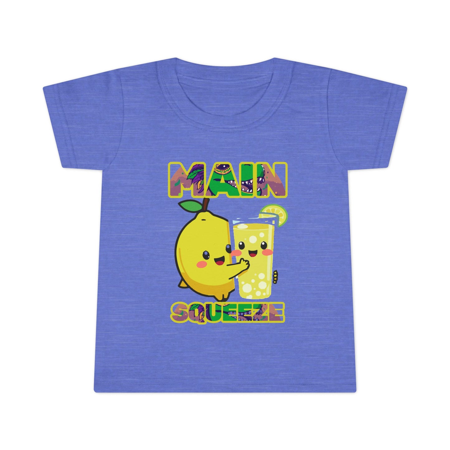 Main Squeeze Toddler T-Shirt — Cute Lemon & Glass Graphic