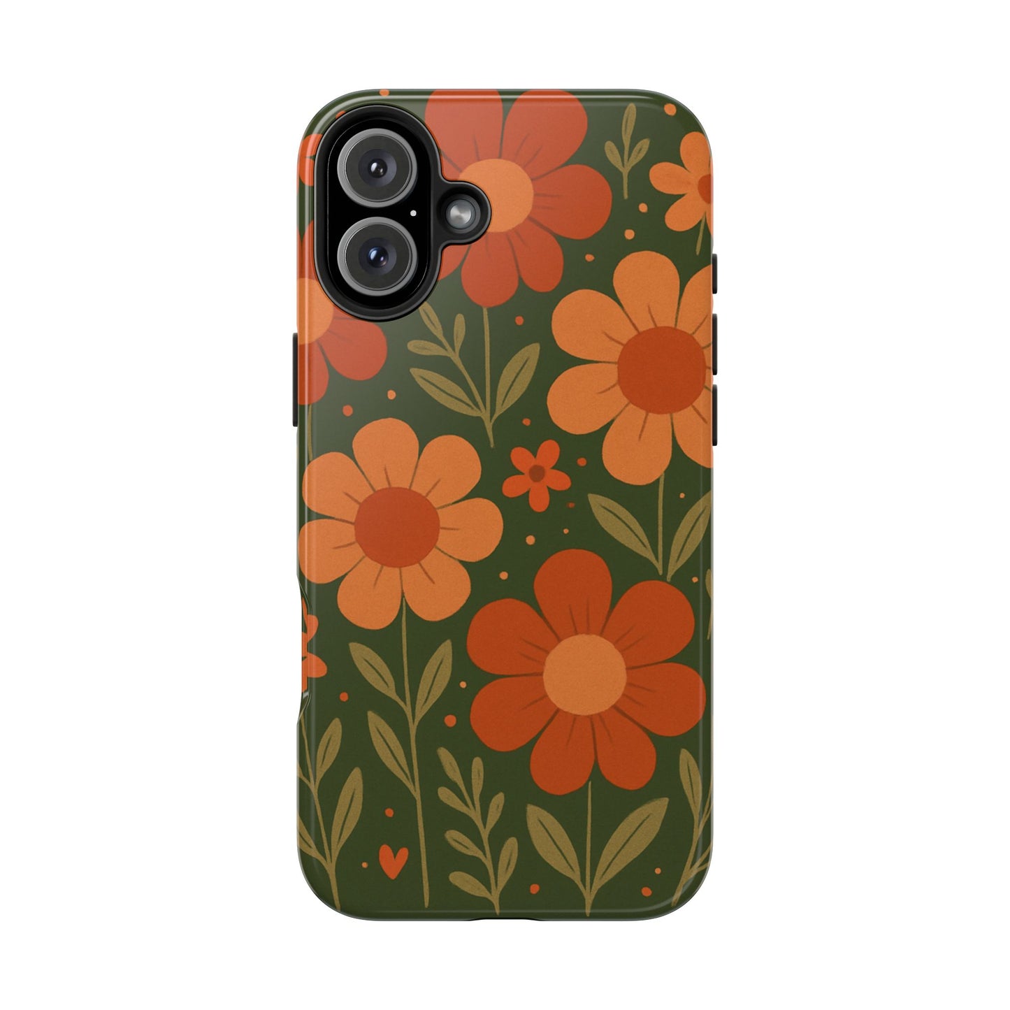 Floral Tough Phone Cases - Vibrant Flower Design, Durable Protection, Gift for Nature Lovers, Spring Decor, Everyday Fashion