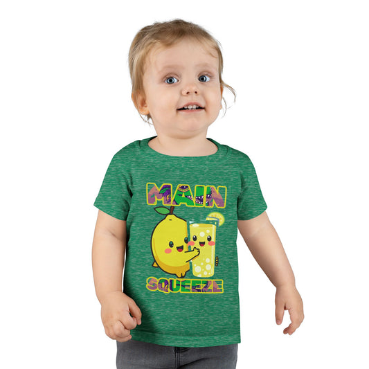 Main Squeeze Toddler T-Shirt — Cute Lemon & Glass Graphic