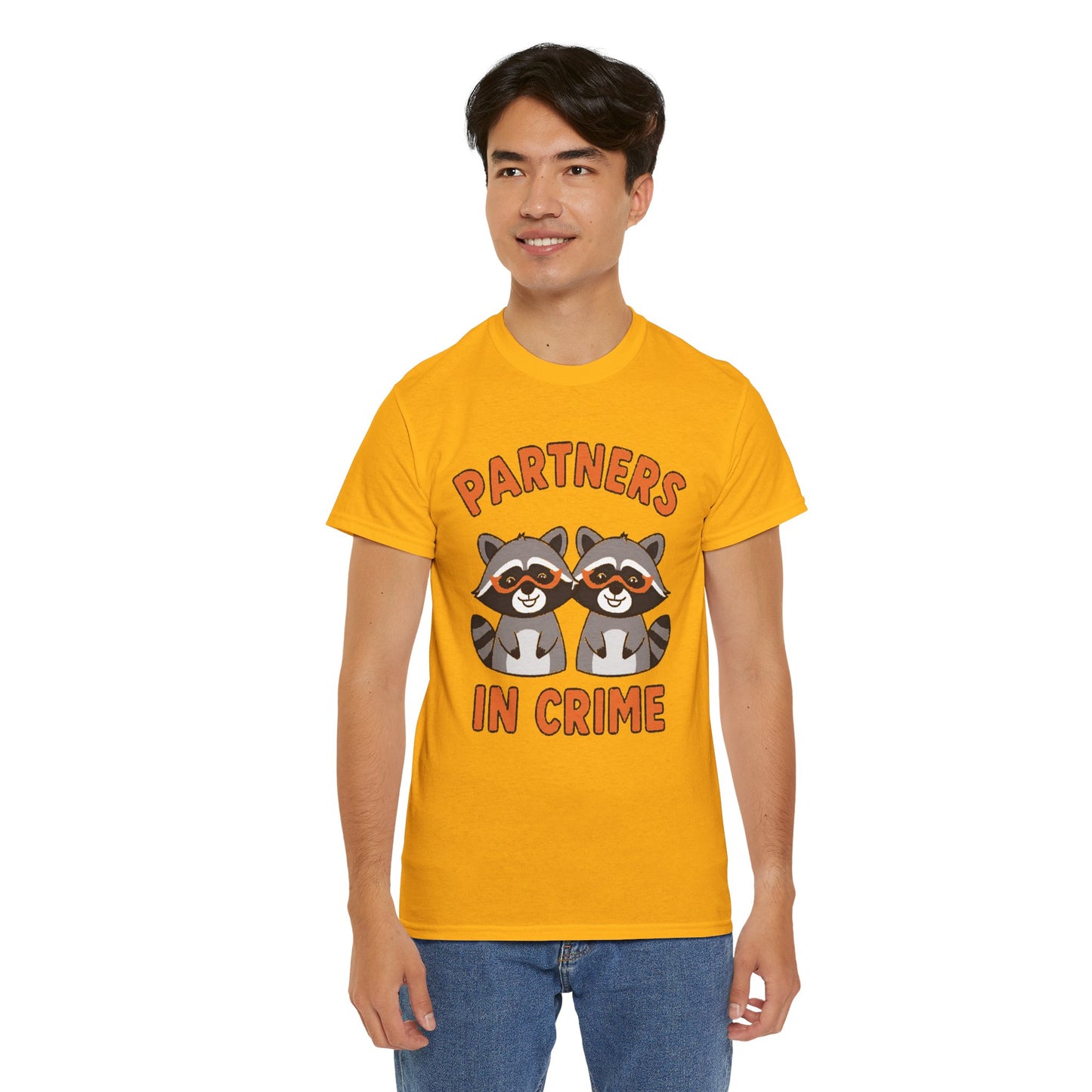 Partners in Crime Raccoon T-Shirt — Cute Matching Best Friends Tee