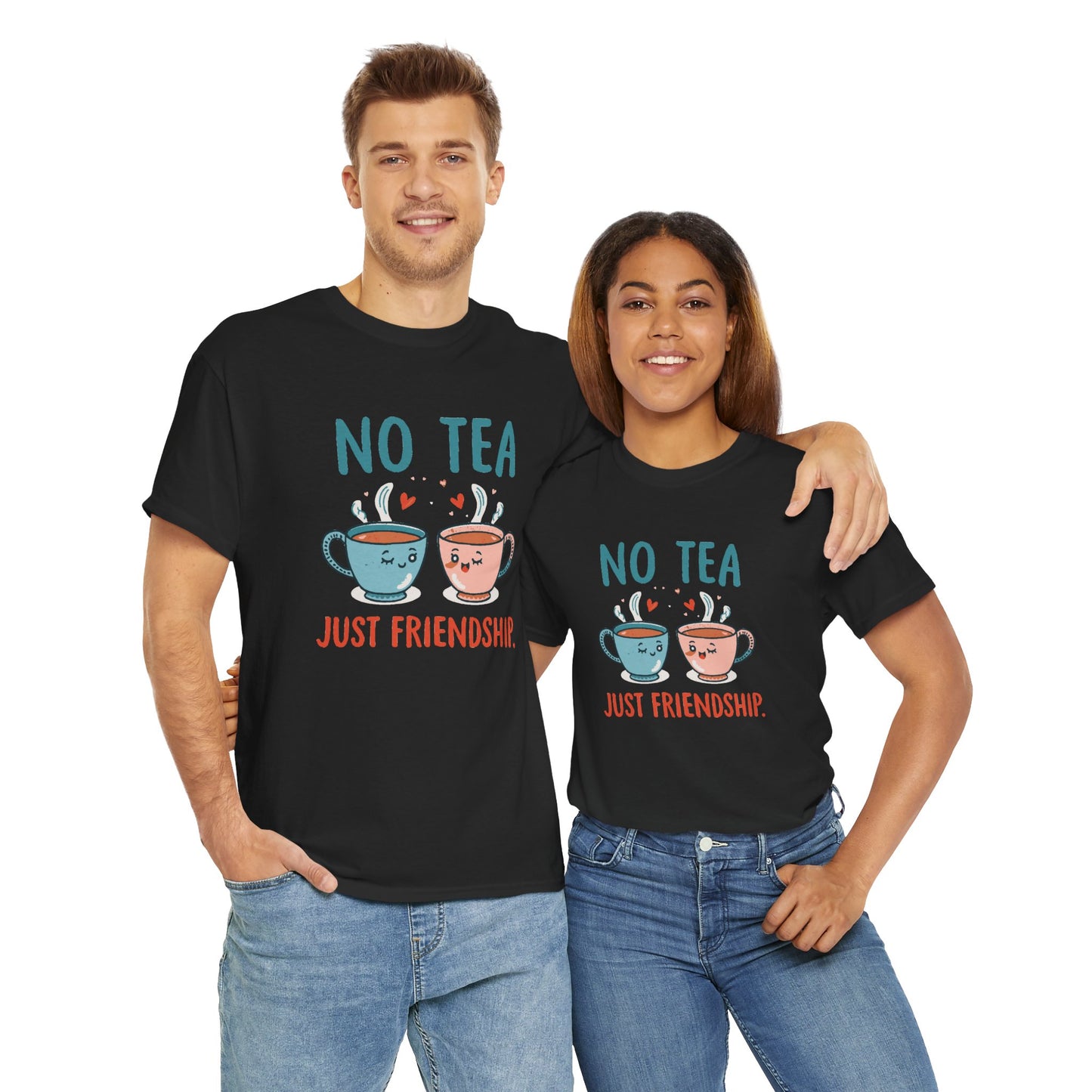 No Tea Just Friendship T-Shirt – Cute Kawaii Tea Mug Friendship Tee