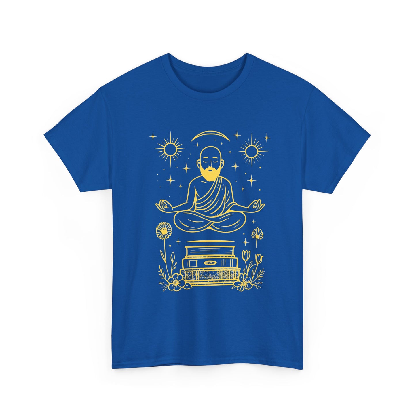 Meditative Buddha Unisex Tee, Spiritual Cotton Shirt, Yoga Apparel, Relaxation Gift, Mindfulness Clothing, Boho T-Shirt