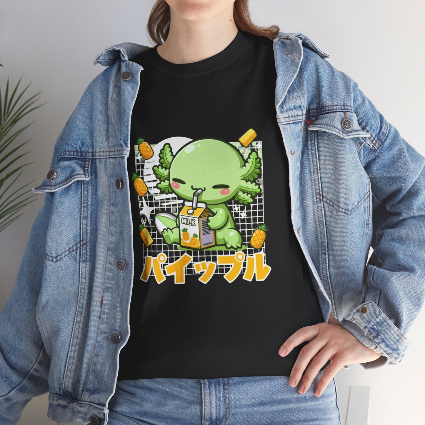 Axolotl Pineapple Milk Unisex Tee