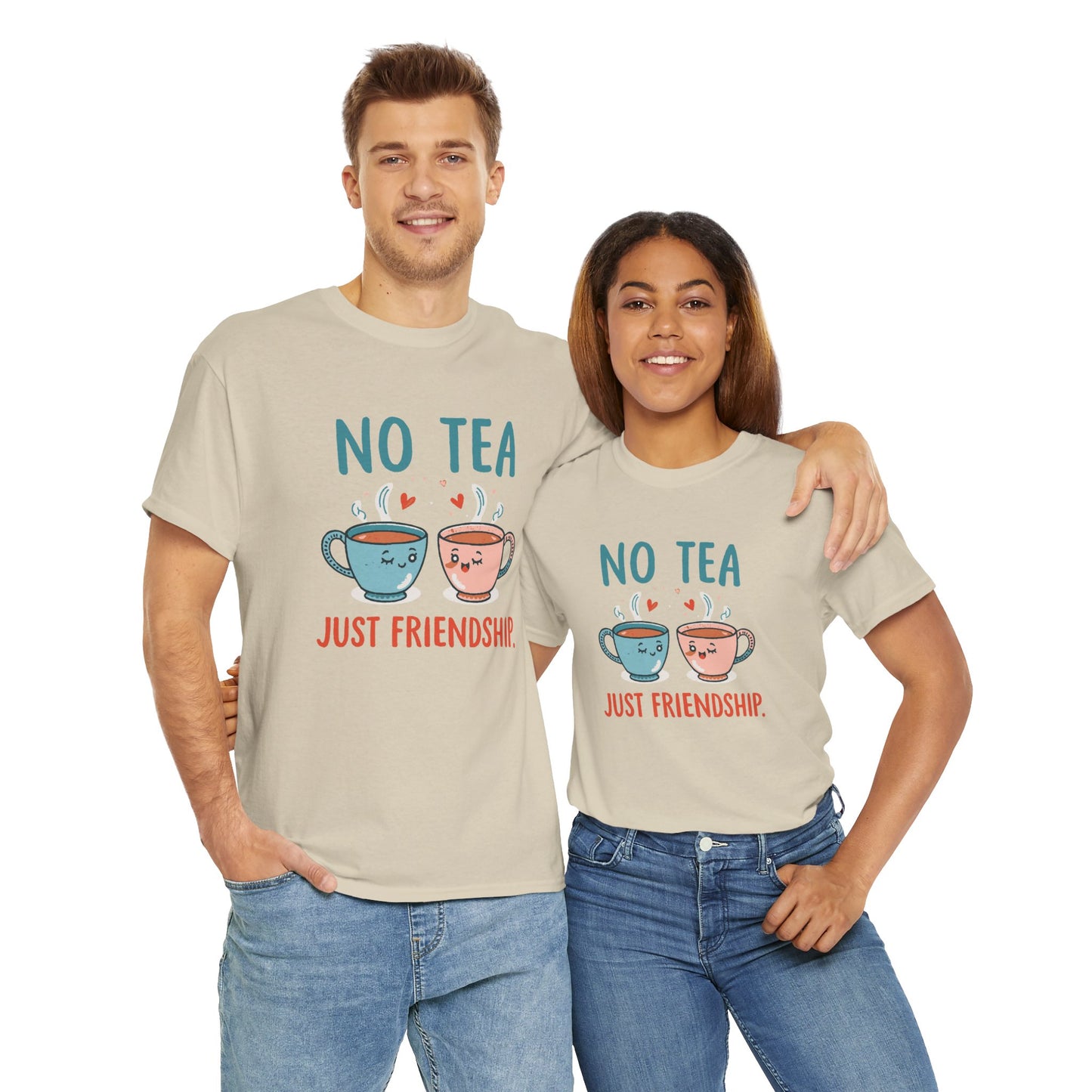 No Tea Just Friendship T-Shirt – Cute Kawaii Tea Mug Friendship Tee