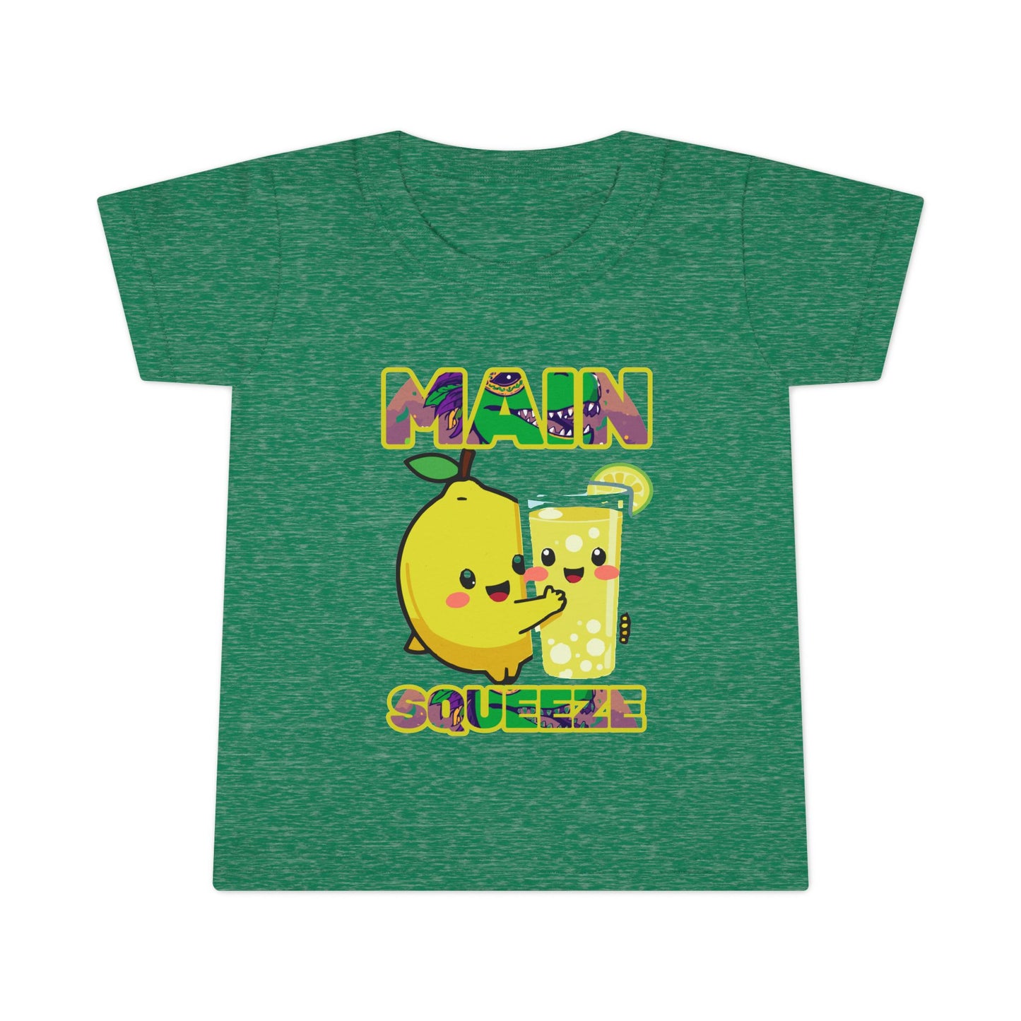 Main Squeeze Toddler T-Shirt — Cute Lemon & Glass Graphic