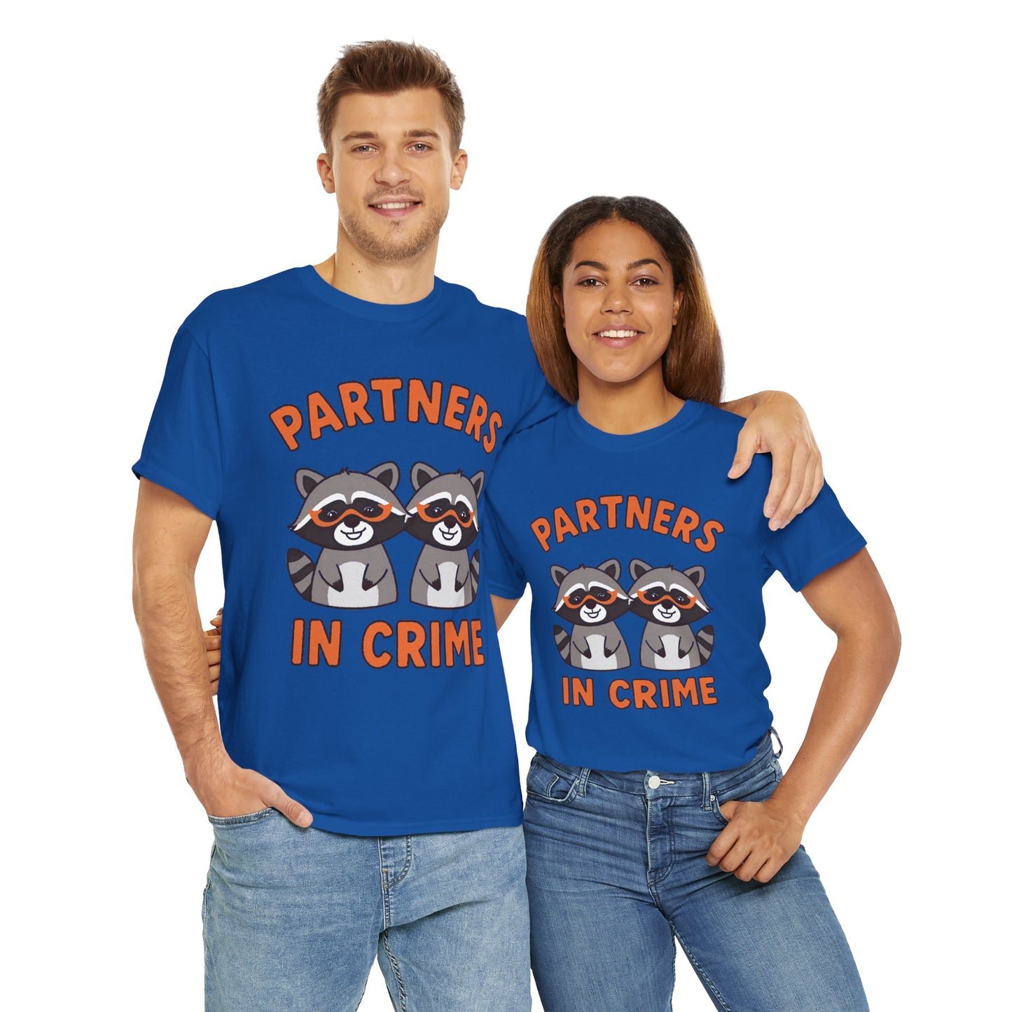 Partners in Crime Raccoon T-Shirt — Cute Matching Best Friends Tee