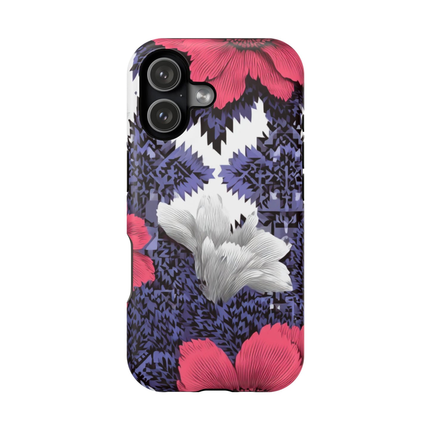 Stylish Magnetic Phone Case, Unique Phone Cover, Angelic Design, Gift for Her, Trendy Accessory, Casual Everyday Use