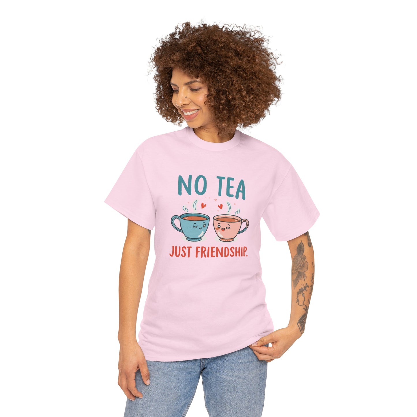 No Tea Just Friendship T-Shirt – Cute Kawaii Tea Mug Friendship Tee