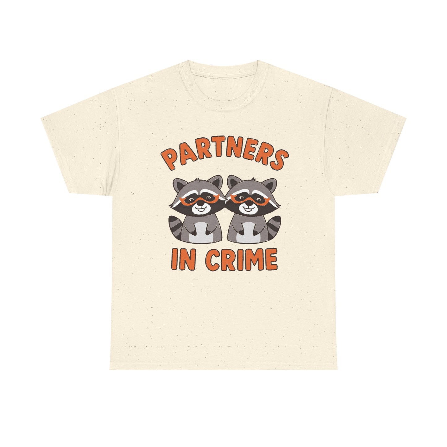 Partners in Crime Raccoon T-Shirt — Cute Matching Best Friends Tee