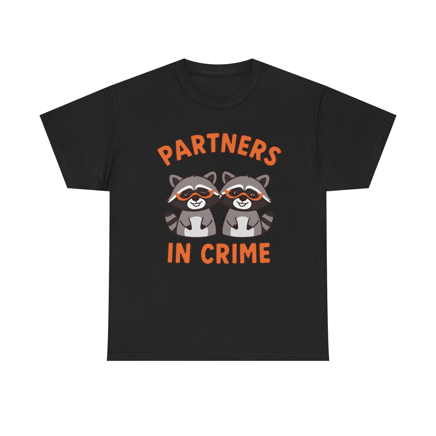 Partners in Crime Raccoon T-Shirt — Cute Matching Best Friends Tee