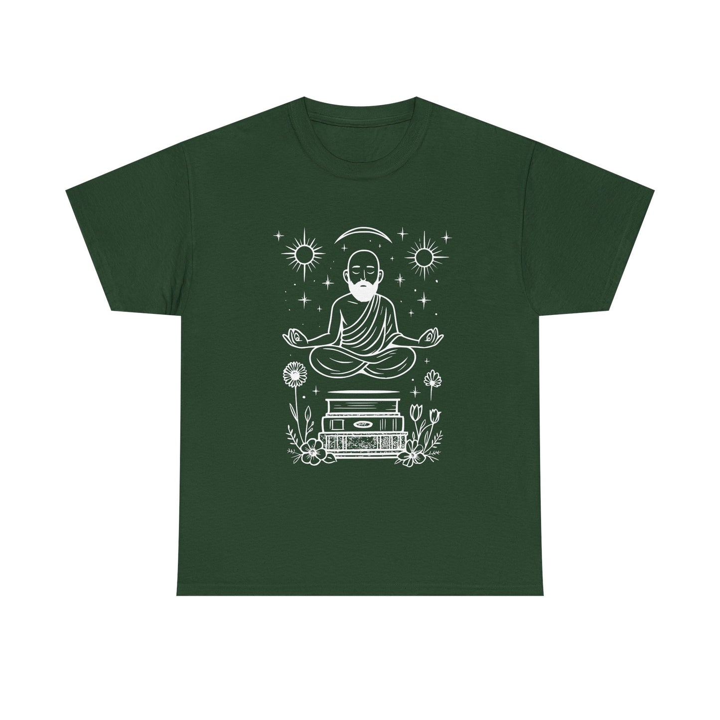Meditative Buddha Unisex Tee, Spiritual Cotton Shirt, Yoga Apparel, Relaxation Gift, Mindfulness Clothing, Boho T-Shirt