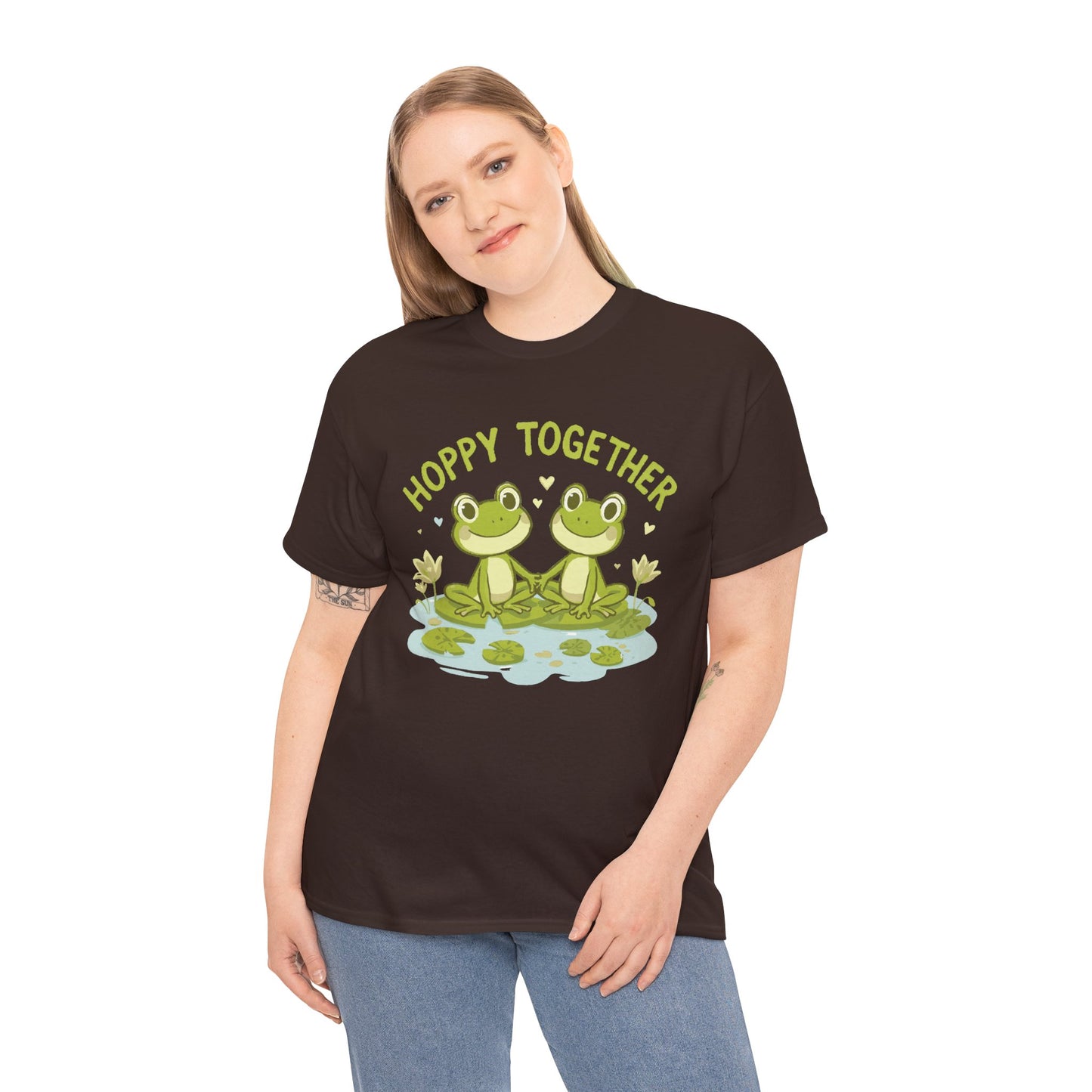 Frog 'Hoppy Together' Tee — Cute Couple/Best Friends Frog Shirt
