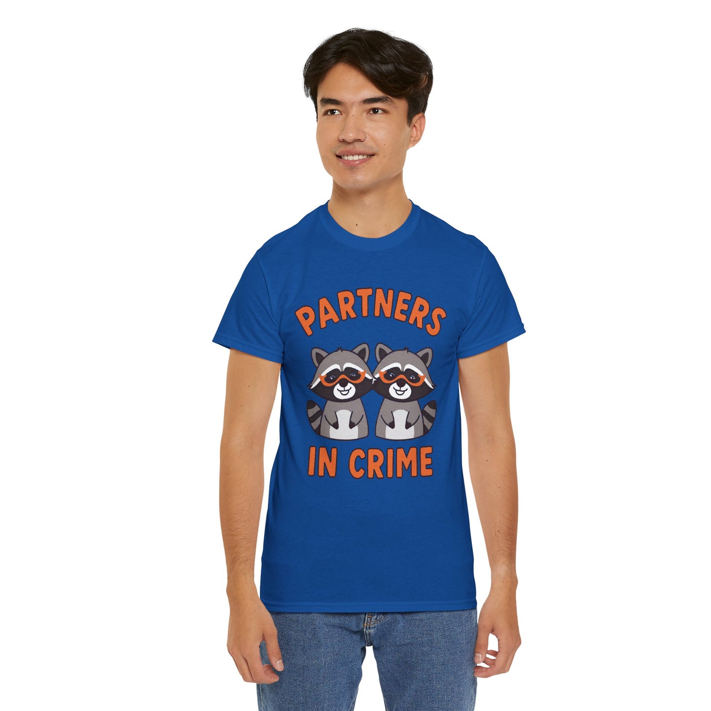 Partners in Crime Raccoon T-Shirt — Cute Matching Best Friends Tee