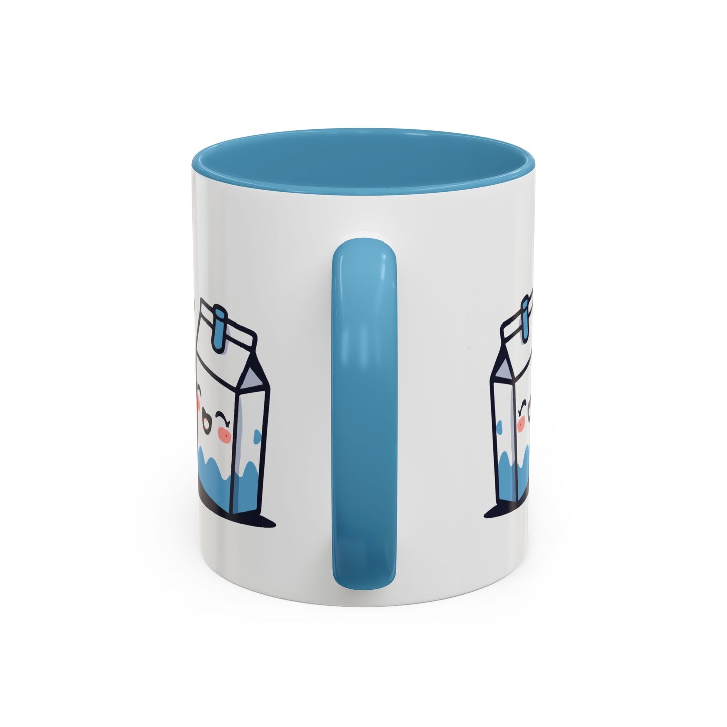 Cute Cookie & Milk Coffee Mug — Kawaii Breakfast Accent Mug