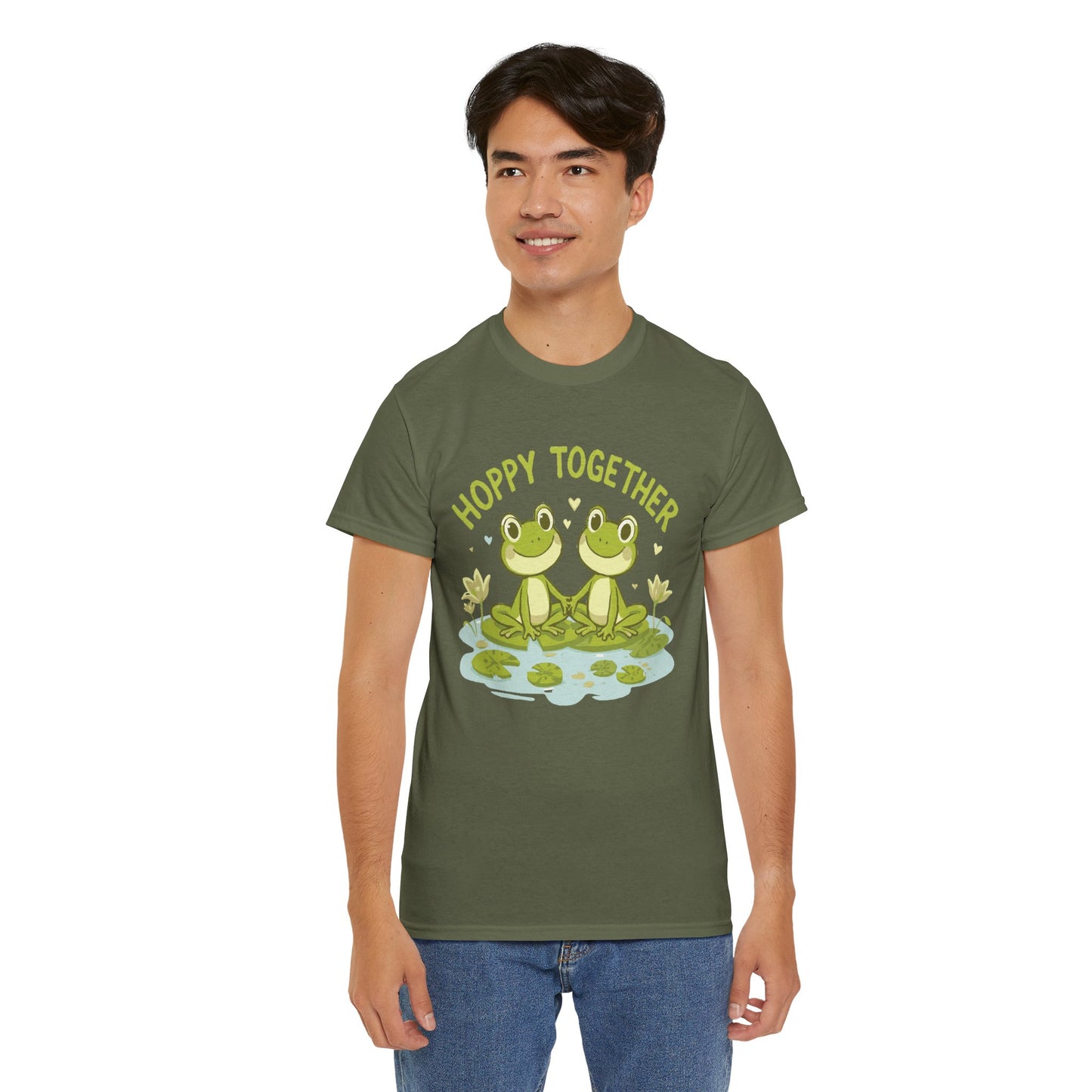 Frog 'Hoppy Together' Tee — Cute Couple/Best Friends Frog Shirt