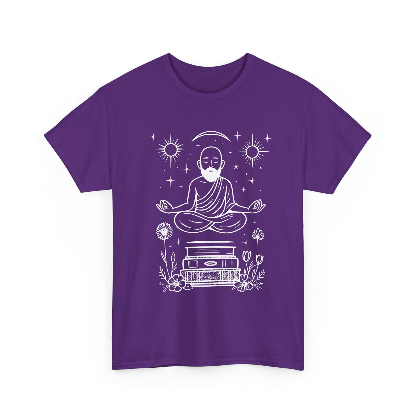 Meditative Buddha Unisex Tee, Spiritual Cotton Shirt, Yoga Apparel, Relaxation Gift, Mindfulness Clothing, Boho T-Shirt