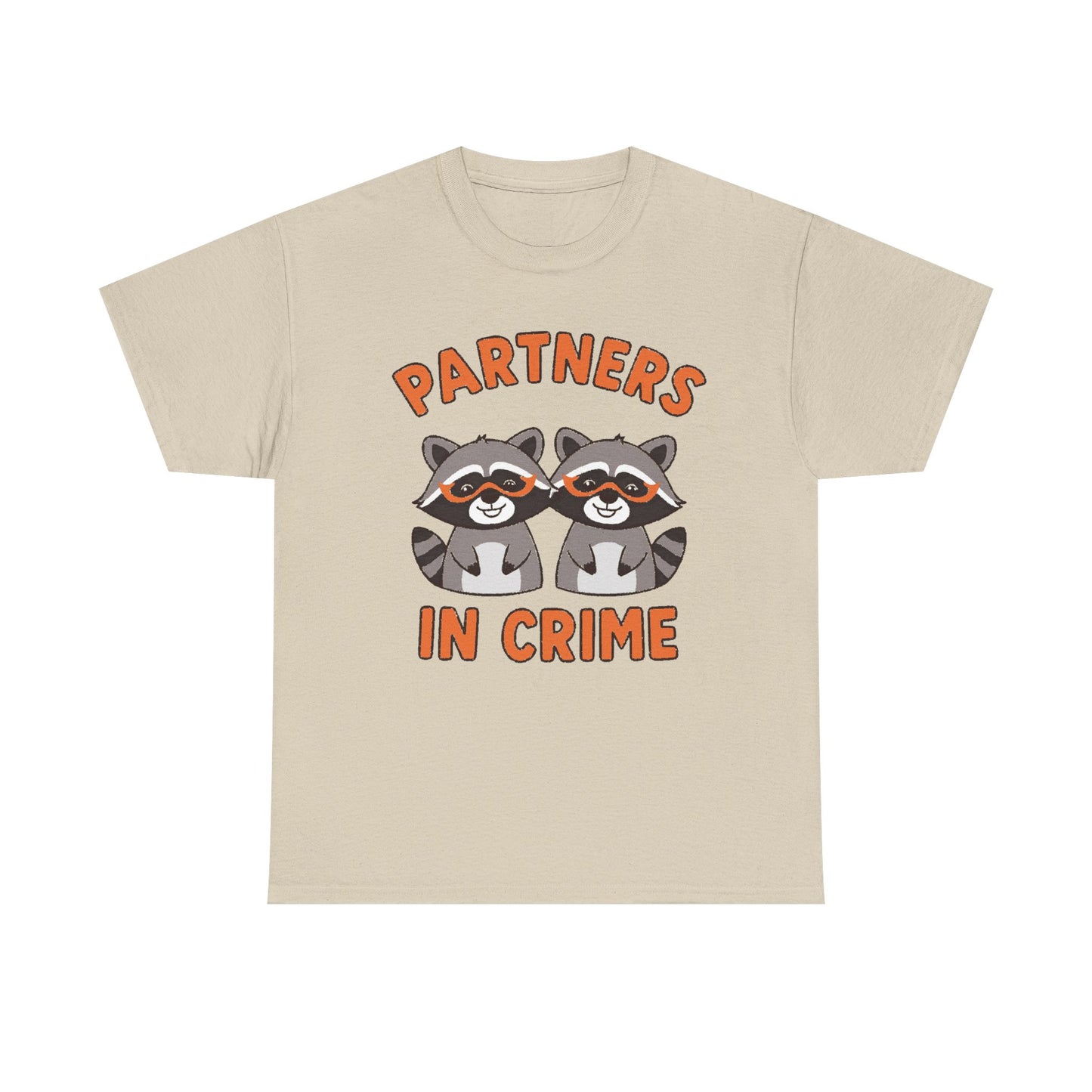 Partners in Crime Raccoon T-Shirt — Cute Matching Best Friends Tee