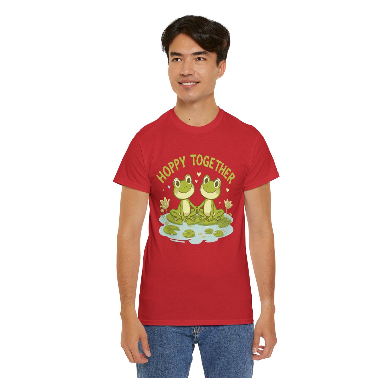 Frog 'Hoppy Together' Tee — Cute Couple/Best Friends Frog Shirt