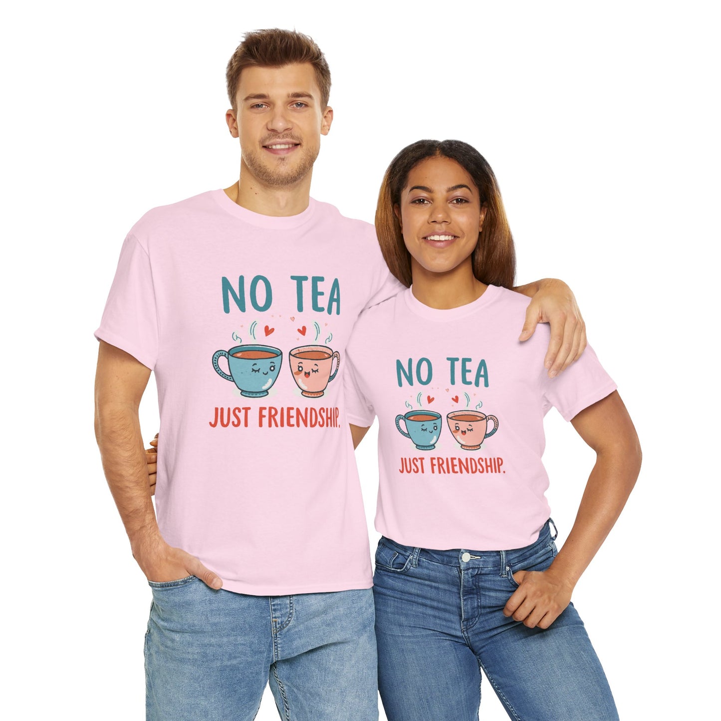No Tea Just Friendship T-Shirt – Cute Kawaii Tea Mug Friendship Tee