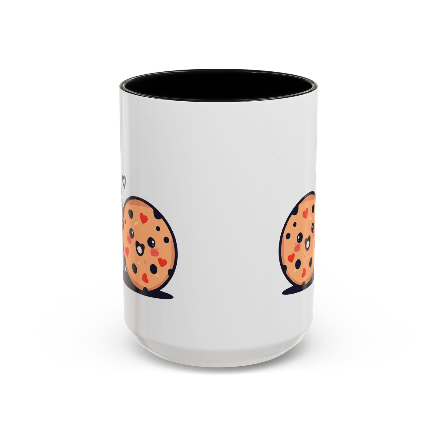 Cute Cookie & Milk Coffee Mug — Kawaii Breakfast Accent Mug
