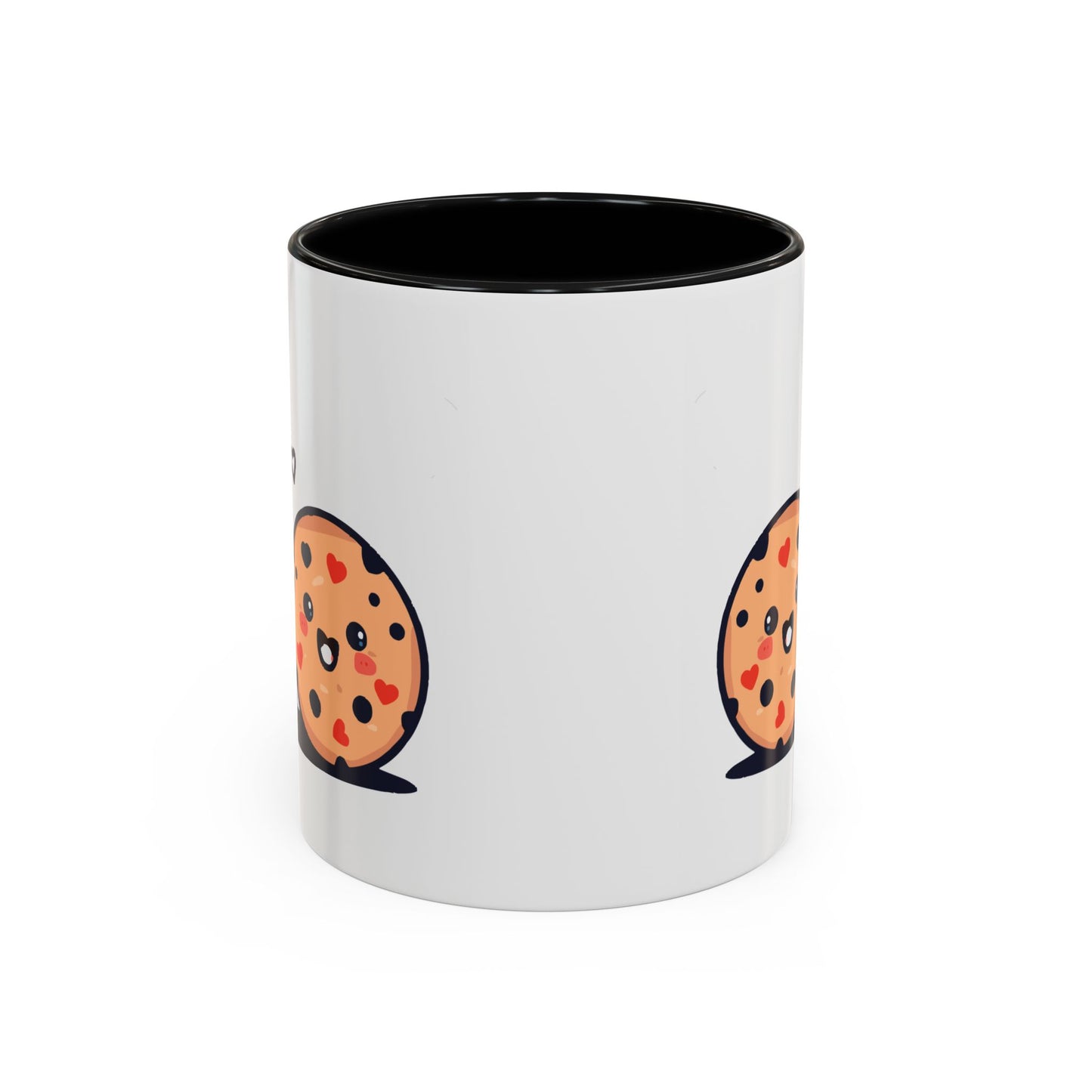 Cute Cookie & Milk Coffee Mug — Kawaii Breakfast Accent Mug