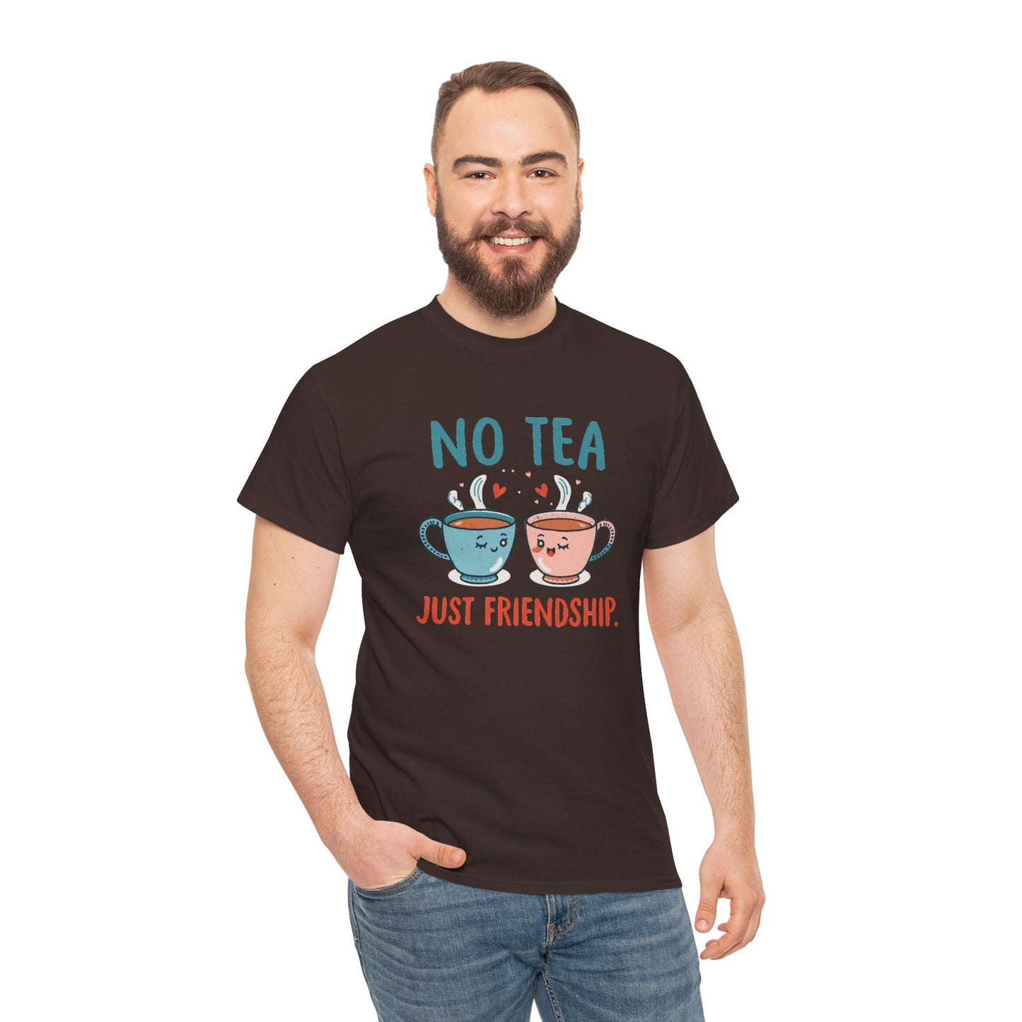 No Tea Just Friendship T-Shirt – Cute Kawaii Tea Mug Friendship Tee