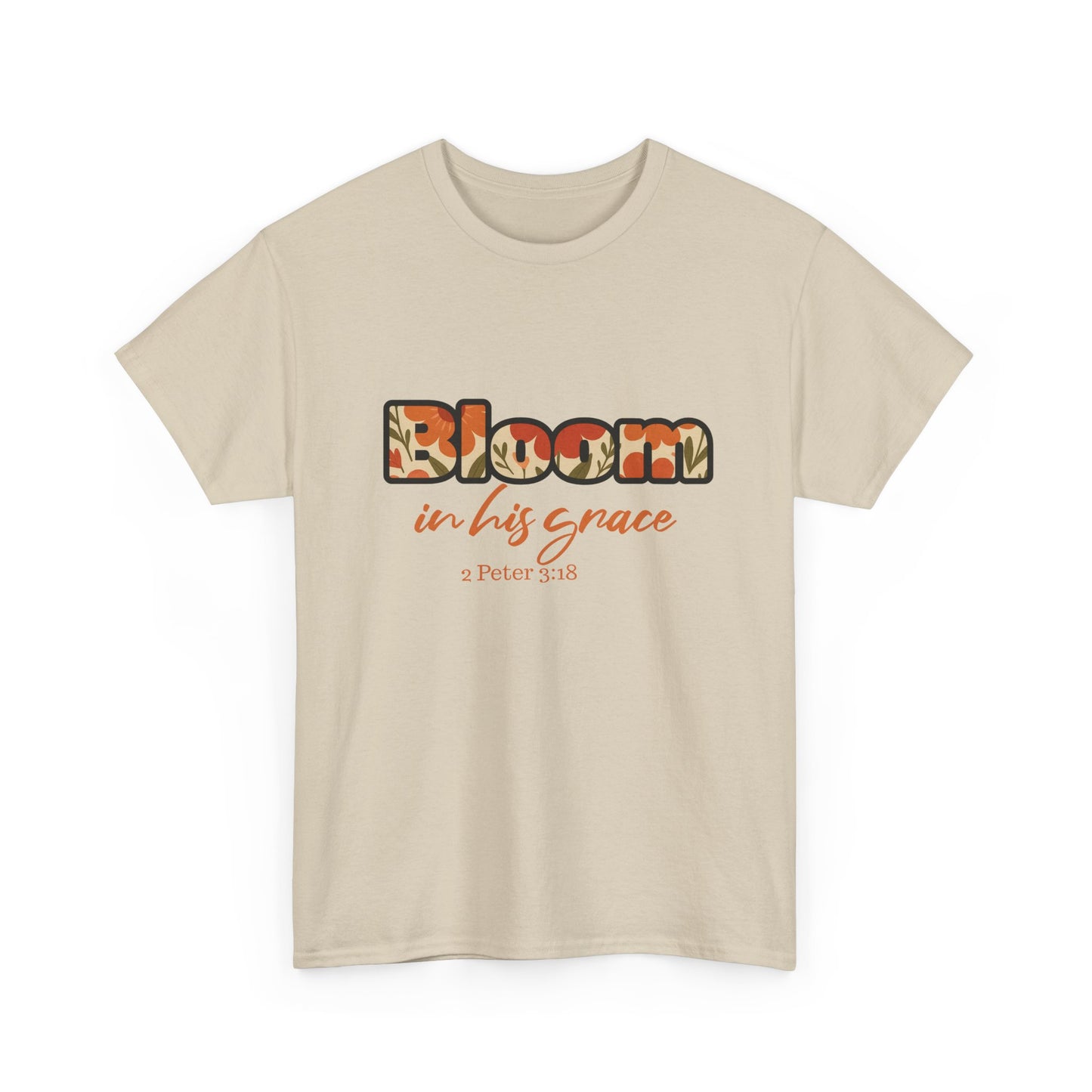 Bloom in His Grace Unisex Heavy Cotton Tee | Inspirational T-Shirt for Faith, Gift for Encouragement, Spiritual Apparel, Motivational [...]