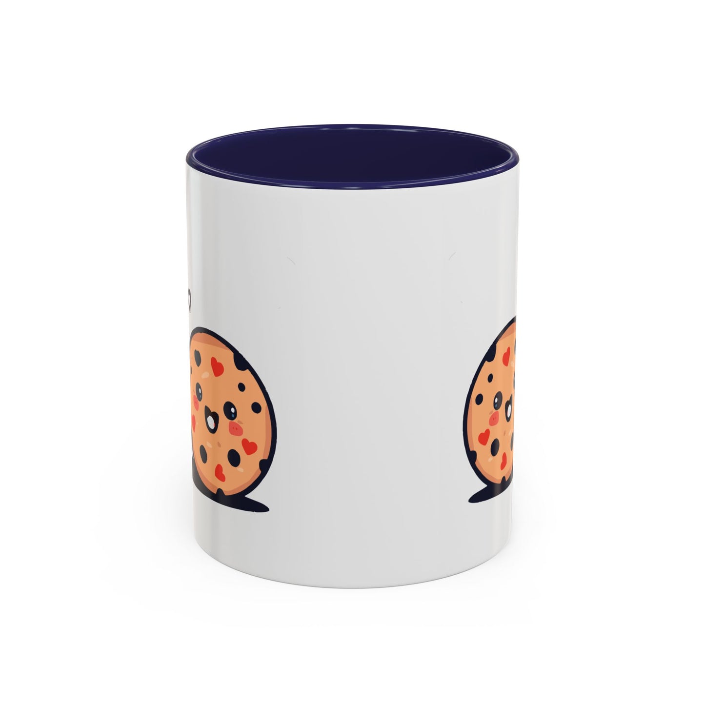 Cute Cookie & Milk Coffee Mug — Kawaii Breakfast Accent Mug