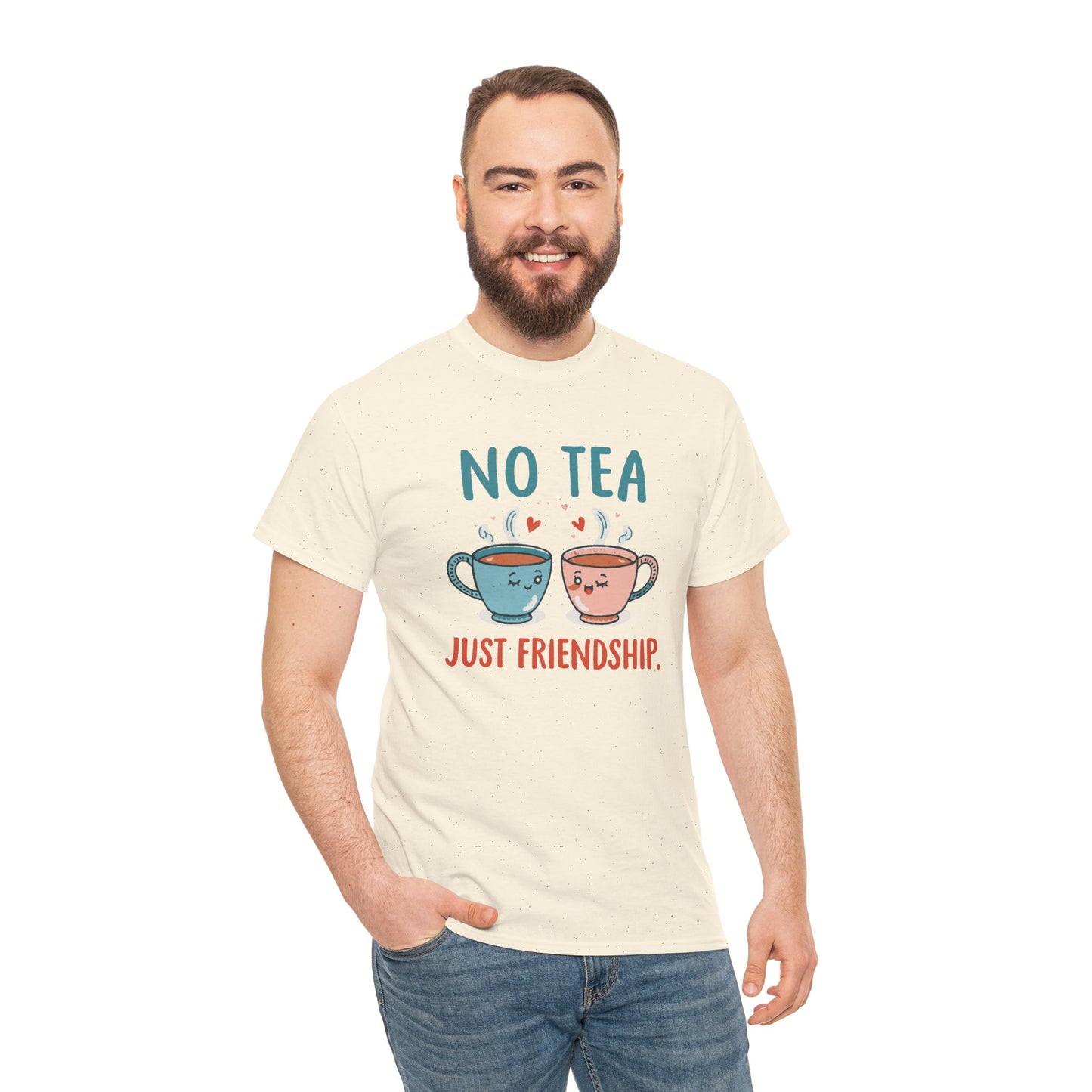 No Tea Just Friendship T-Shirt – Cute Kawaii Tea Mug Friendship Tee