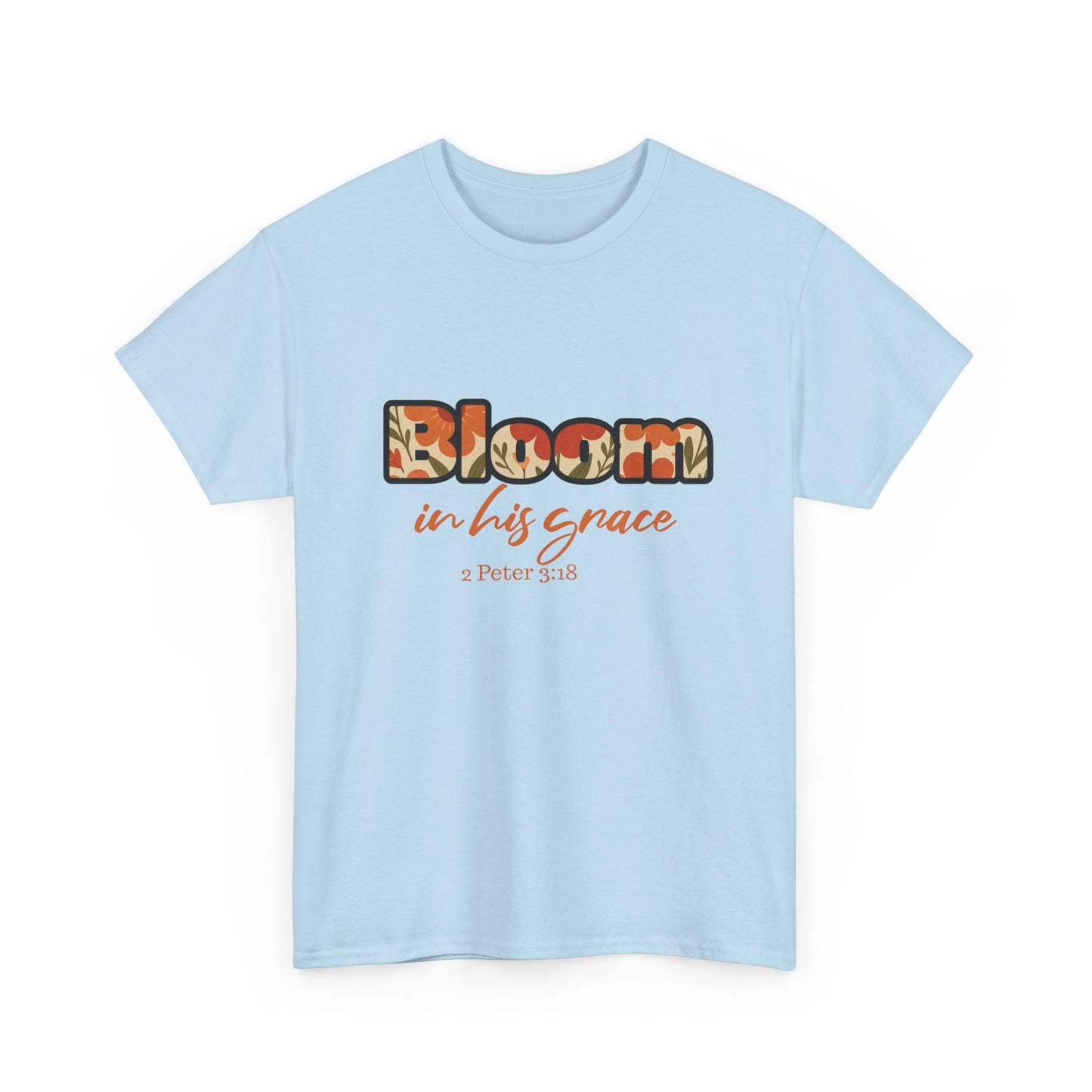 Bloom in His Grace Unisex Heavy Cotton Tee | Inspirational T-Shirt for Faith, Gift for Encouragement, Spiritual Apparel, Motivational [...]