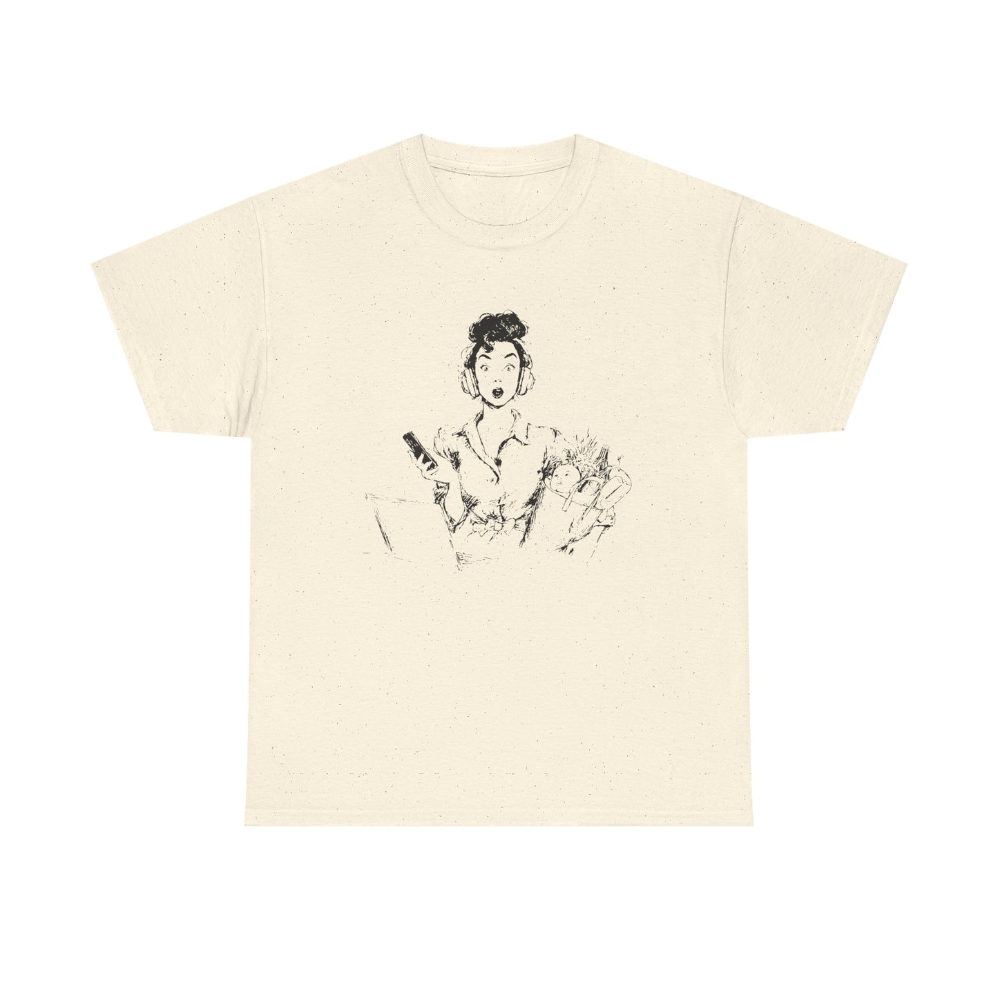 Artistic Unisex Heavy Cotton Tee - Stylish Casual Wear, Unique Graphic Tee, Gift for Art Lovers, Comfortable Everyday Shirt, Trendy [...]