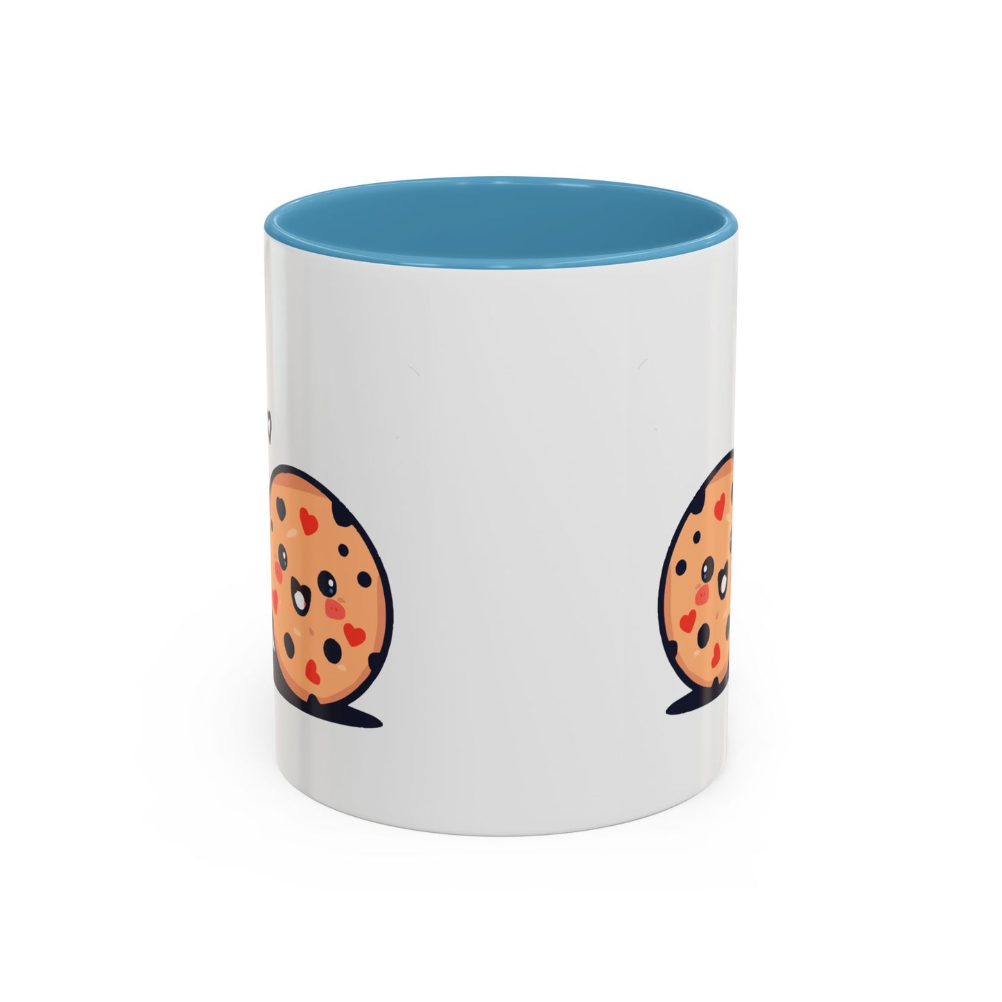 Cute Cookie & Milk Coffee Mug — Kawaii Breakfast Accent Mug
