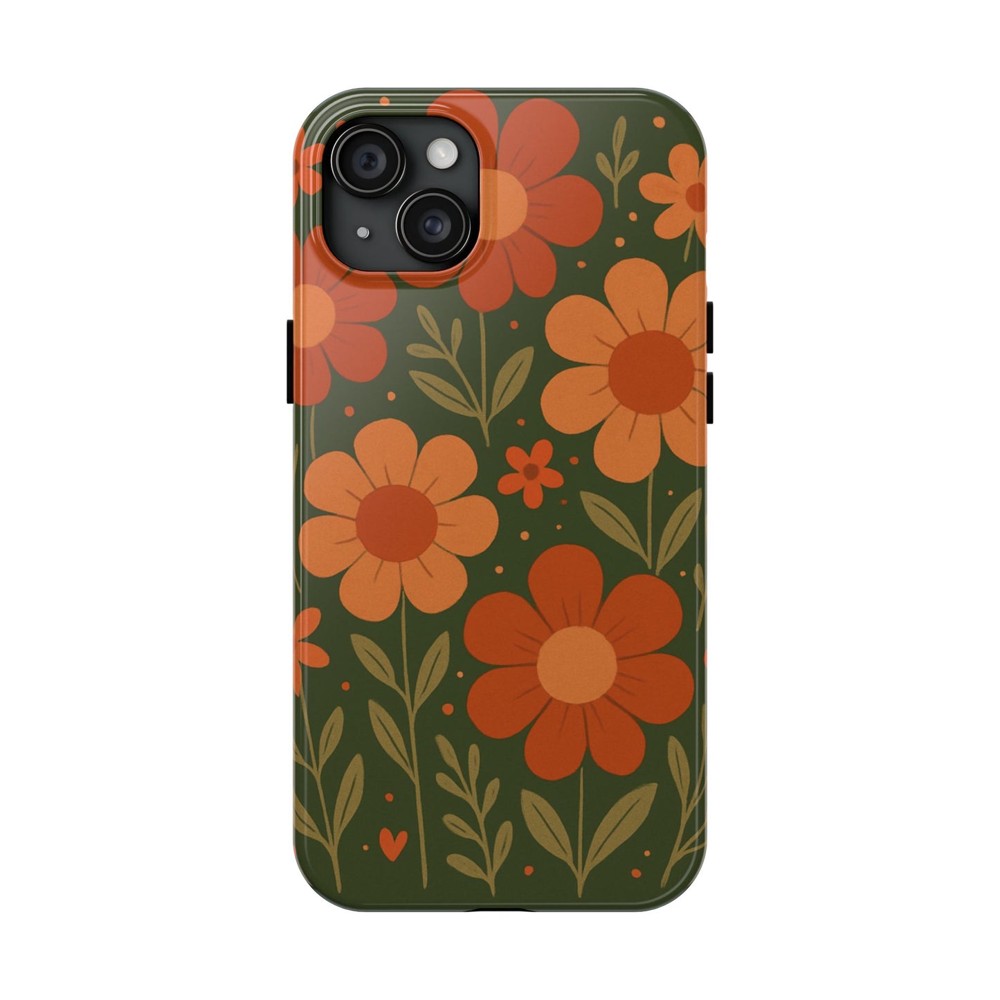 Floral Tough Phone Cases - Vibrant Flower Design, Durable Protection, Gift for Nature Lovers, Spring Decor, Everyday Fashion